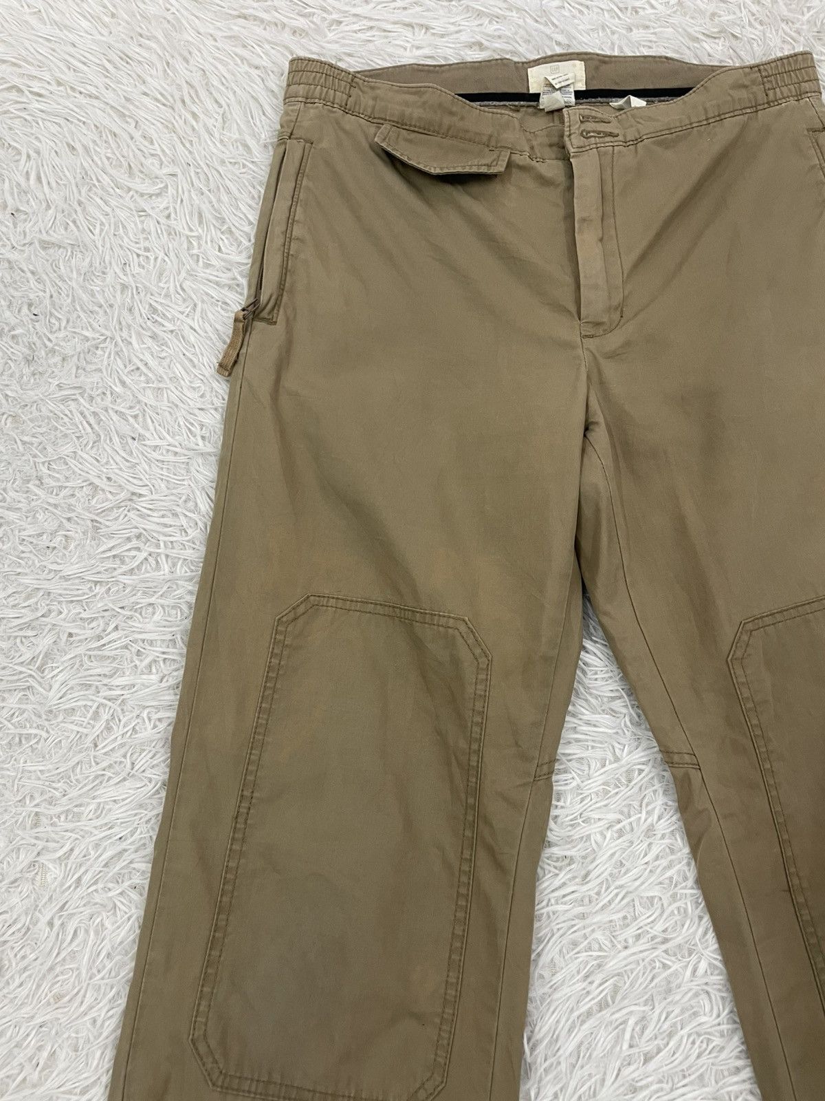 Gap Gap Khakis Cargo Cotton Pant Double Knee Size US 35 - 6 Thumbnail