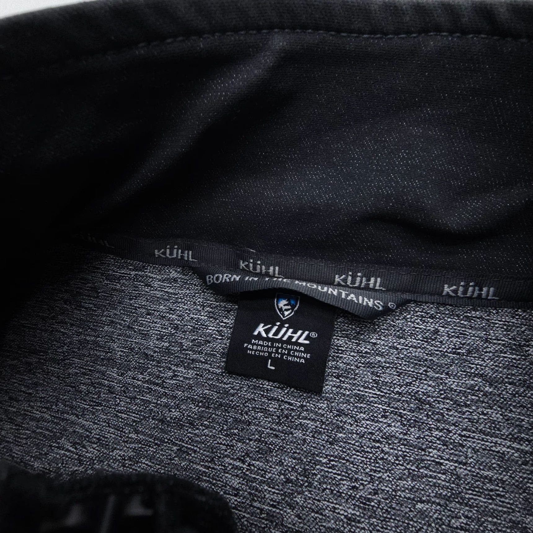 Vintage Kuhl Klash Softshell Jacket Mens Large Black Heathered Lined Stretch Work Travel Size US L / EU 52-54 / 3 - 3 Thumbnail