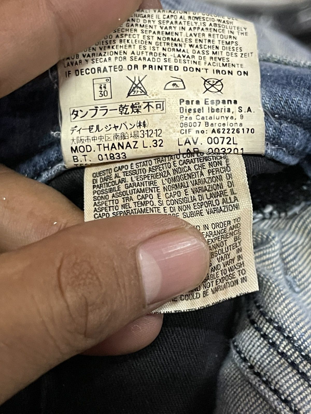 Diesel Diesel Thanaz Jeans🔥🔥🔥 Size US 32 / EU 48 - 13 Thumbnail