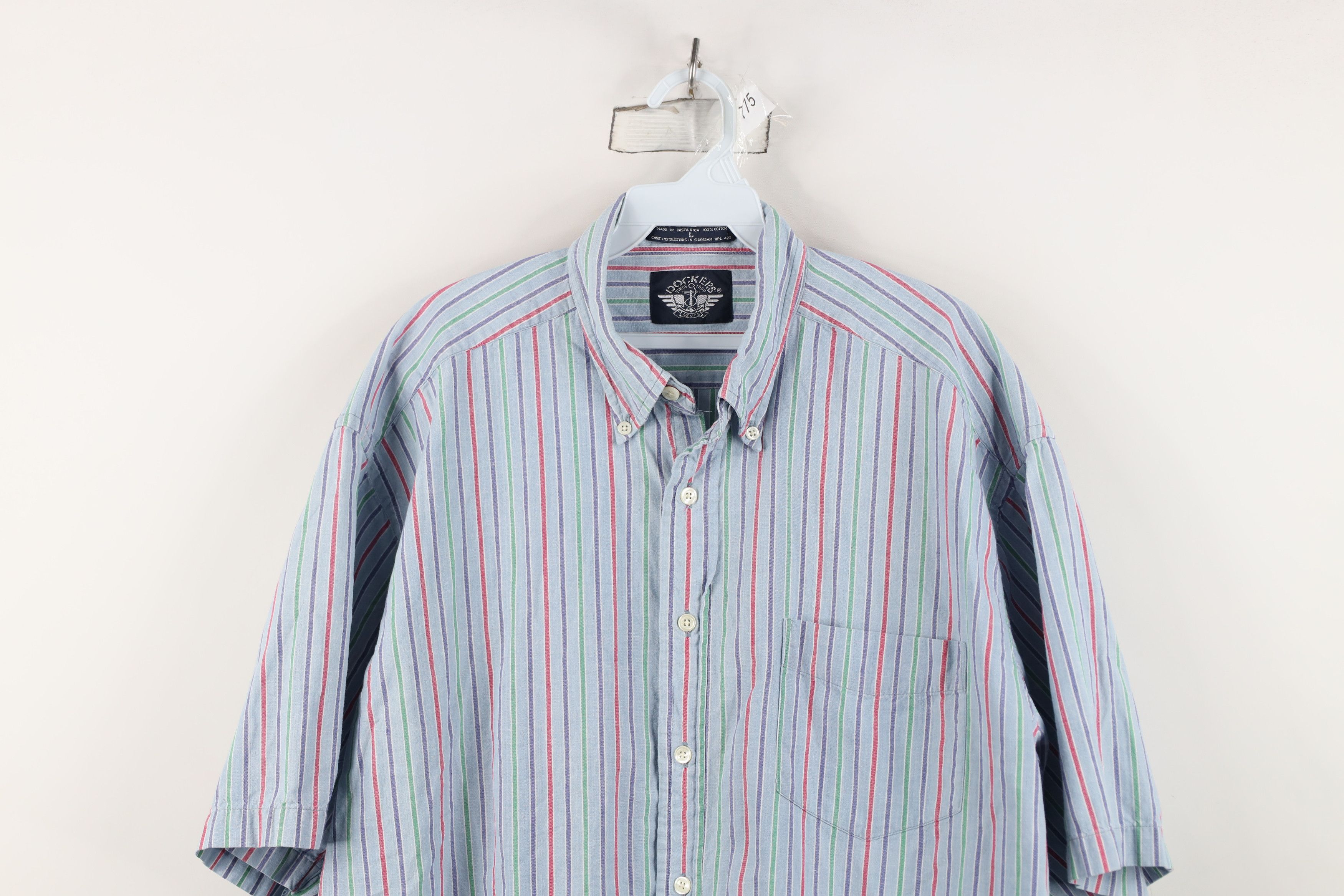 Vintage Vintage 90s Streetwear Short Sleeve Button Down Shirt Size US L / EU 52-54 / 3 - 2 Thumbnail