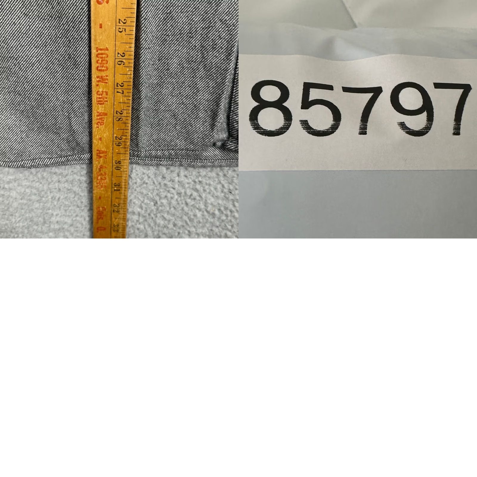 Madewell Madewell Oversized Shirt Womens M Gray Flannel Button-Up Chest Pockets Relaxed Fit Casual Workwear 100% Cotton Button-Front Fall Winter Size M / US 6-8 / IT 42-44 - 8 Thumbnail