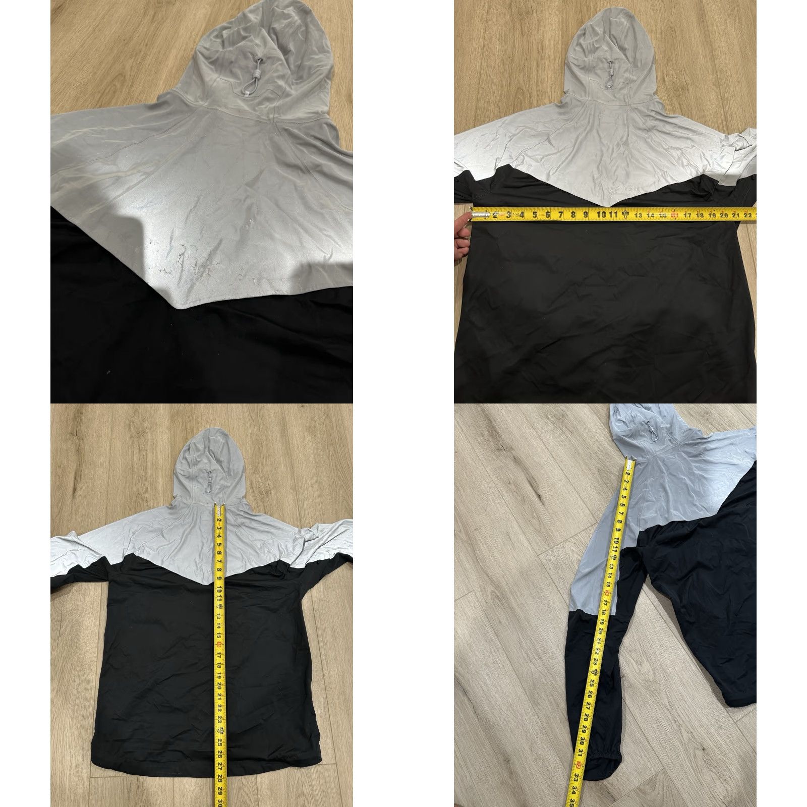 Nike Nike Shield Flash Jacket Men M Running Silver Black Windbreaker Nike Flash Jacket Mens M Activewear Sports Shirt? Size US M / EU 48-50 / 2 - 10 Thumbnail