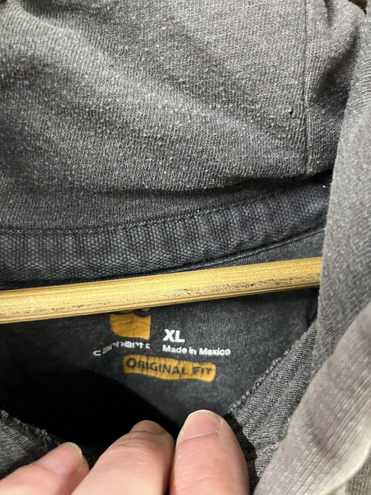 Carhartt Sun faded boxy fit Carhartt hoodie streetwear rare 90s Size US XL / EU 56 / 4 - 8 Thumbnail