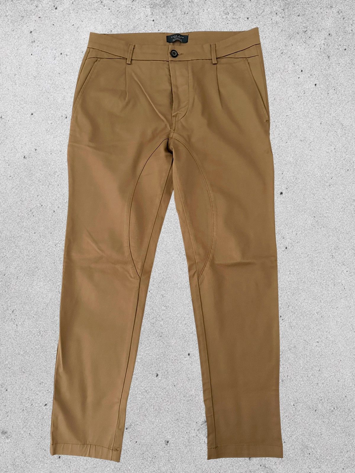 Zara Zara Pleated Taper Pants Size US 31 - 2 Thumbnail