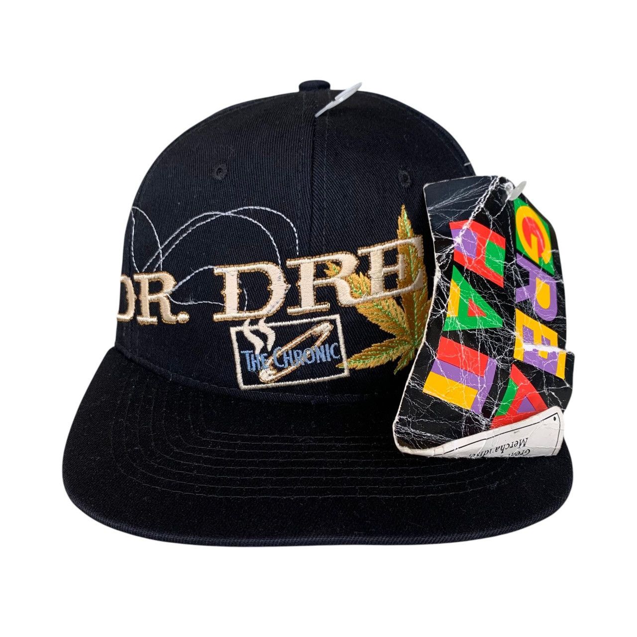 Dr. Dre 💥DEADSTOCK 90s Dr. Dre The Chronic Album 1992 Snapback Cap Size ONE SIZE - 2 Thumbnail