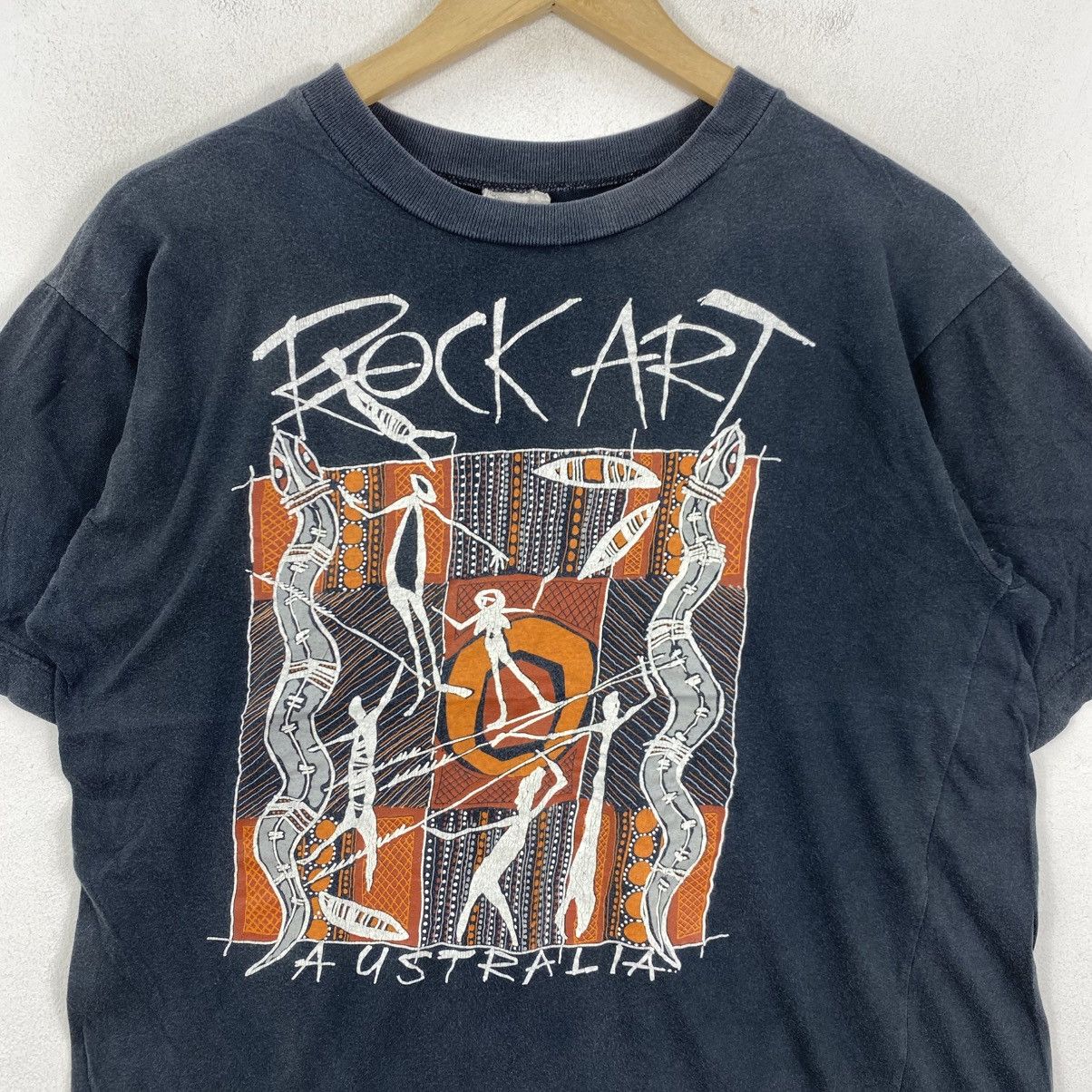 Vintage 90s Gooses Australia Rock Art T-Shirt M Aboriginal Vintage Size US M / EU 48-50 / 2 - 4 Thumbnail