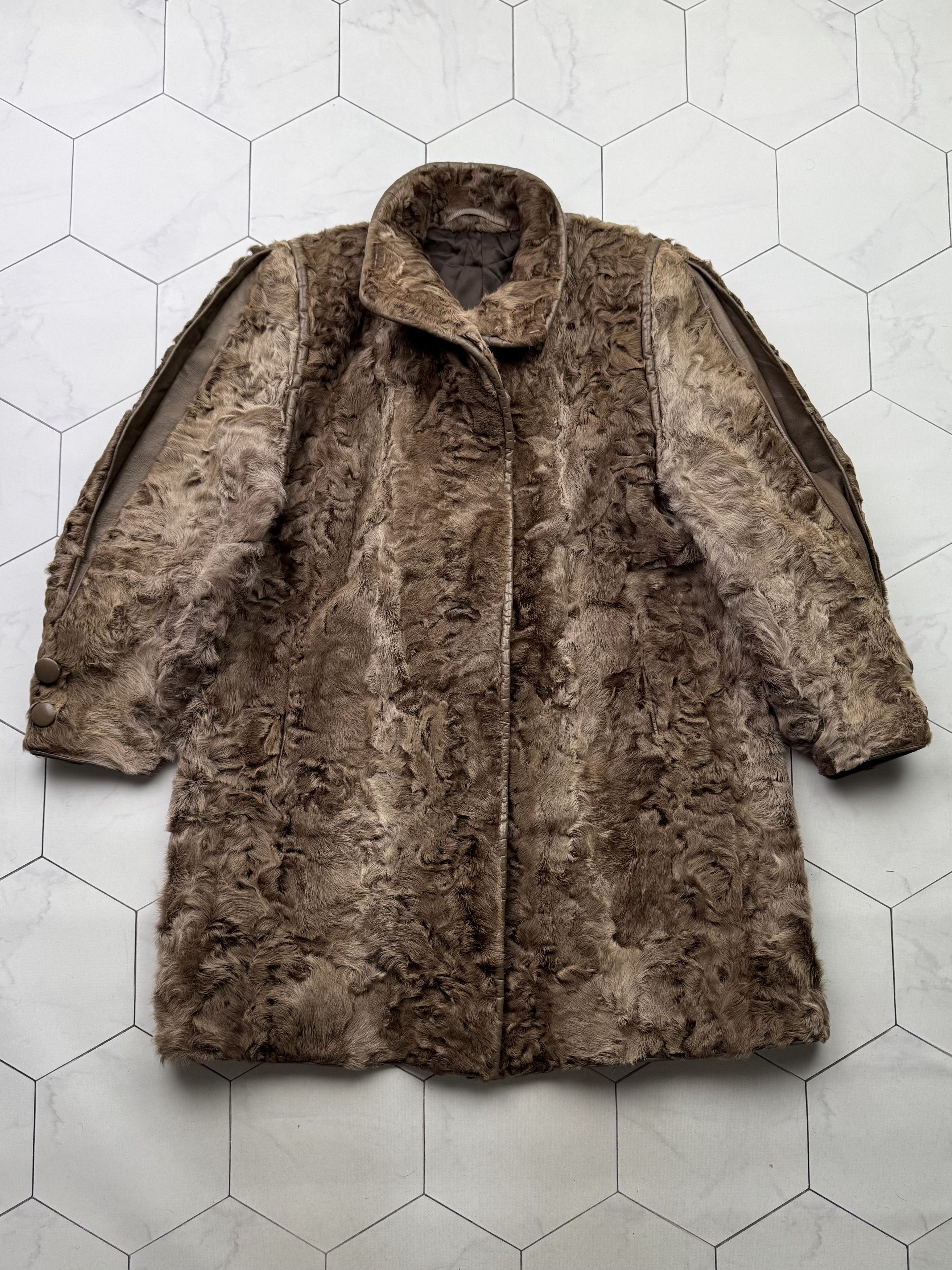 Japanese Brand Vintage Real Fur Coat E2D15 Size L / US 10 / IT 46 - 1 Thumbnail