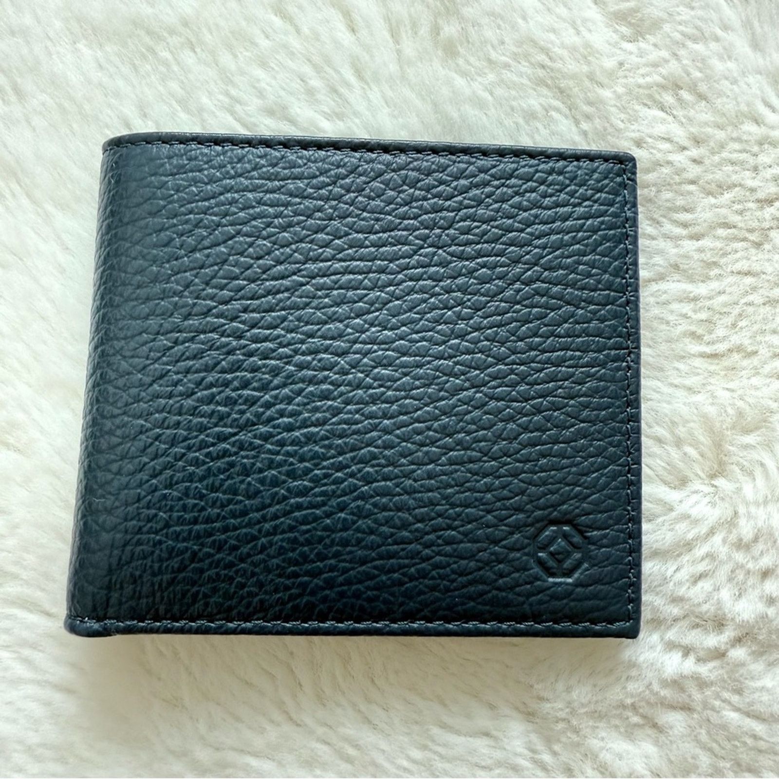 Other NEW!!! Montegrappa men navy leather wallet Retail 450$ Size ONE SIZE - 1 Thumbnail