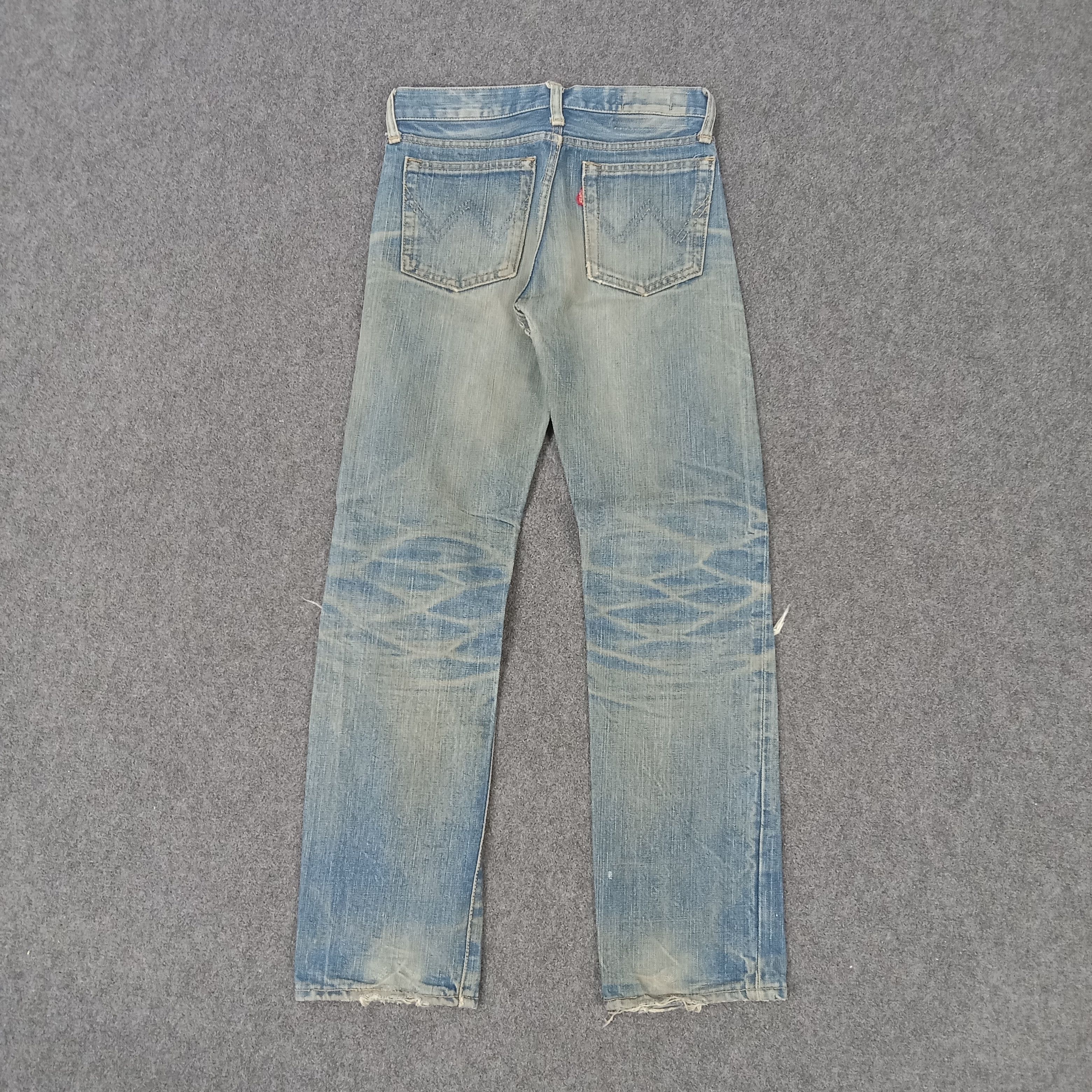 Edwin × Vintage Edwin American Distressed Style Denim Jeans Size US 26 / EU 42 - 6 Thumbnail