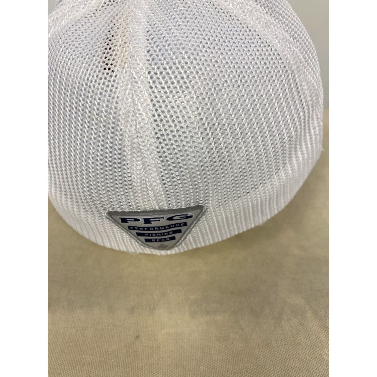 Vintage VINTAGE Columbia PFG Trucker Hat Cap Flexfit Men One Size Blue Outdoor Fishing Casual Summer Size ONE SIZE - 4 Thumbnail