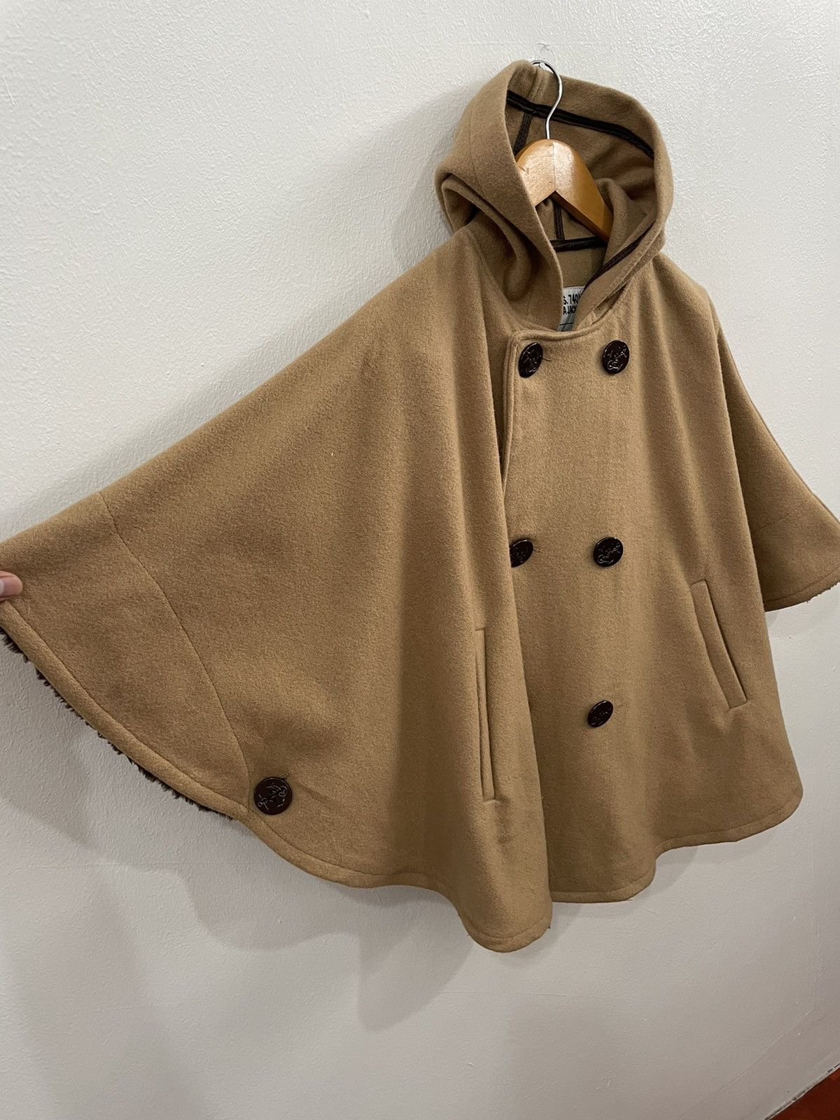 Schott VINTAGE SCHOTT PEA JACKET CAPES WINGBAT CARDIGAN OVERCOAT Size US L / EU 52-54 / 3 - 3 Thumbnail
