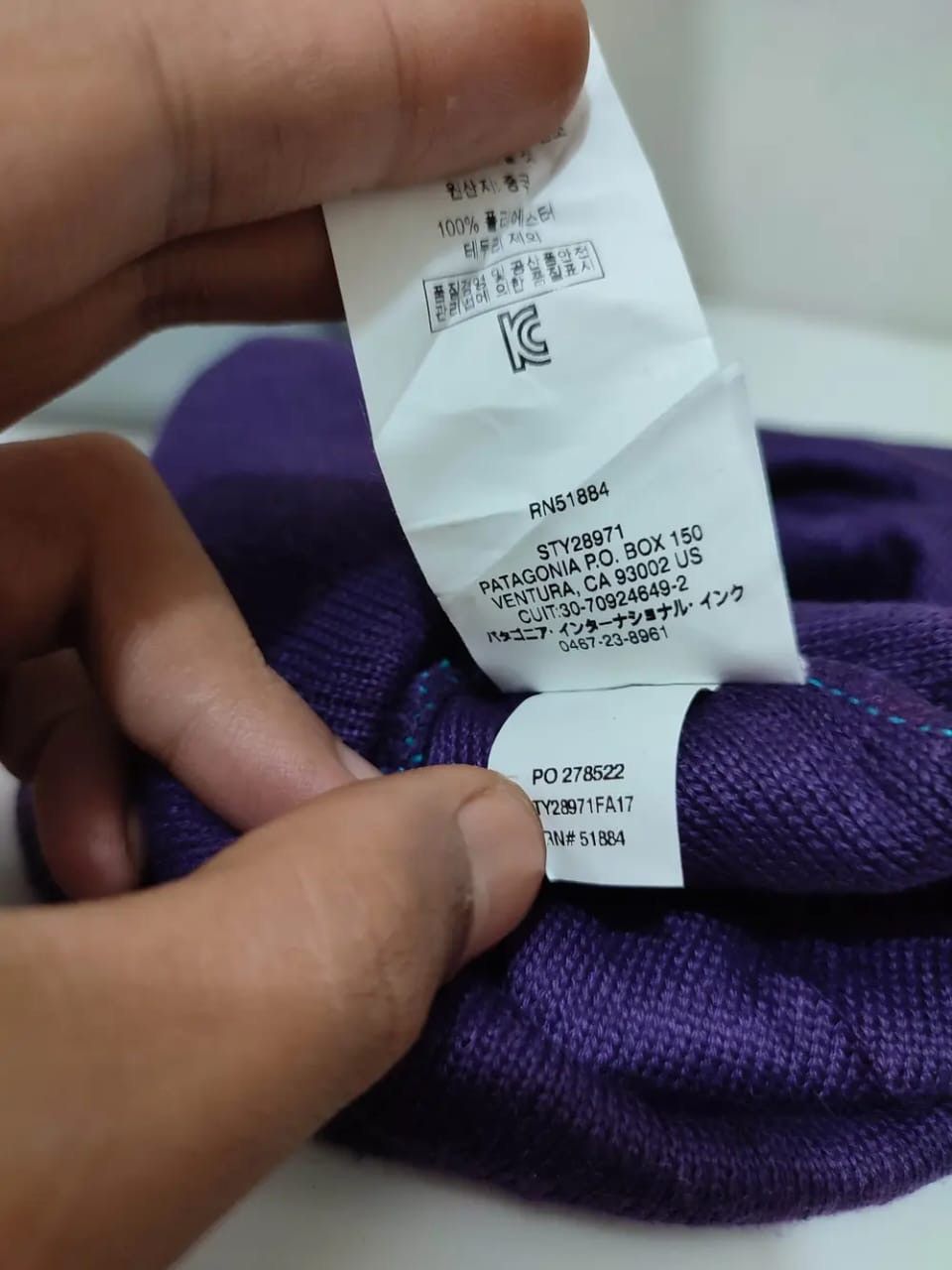 Patagonia Patagonia Beanie 3 tone colour Hats Size ONE SIZE - 9 Thumbnail