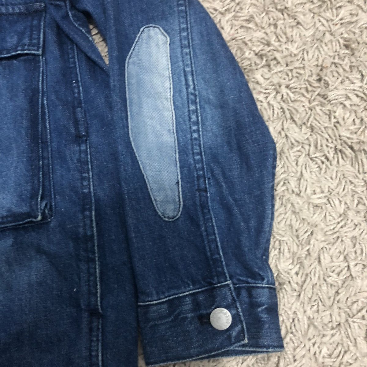 Japanese Brand Focus blue denim jacket military pocket Size US XS / EU 42 / 0 - 3 Thumbnail