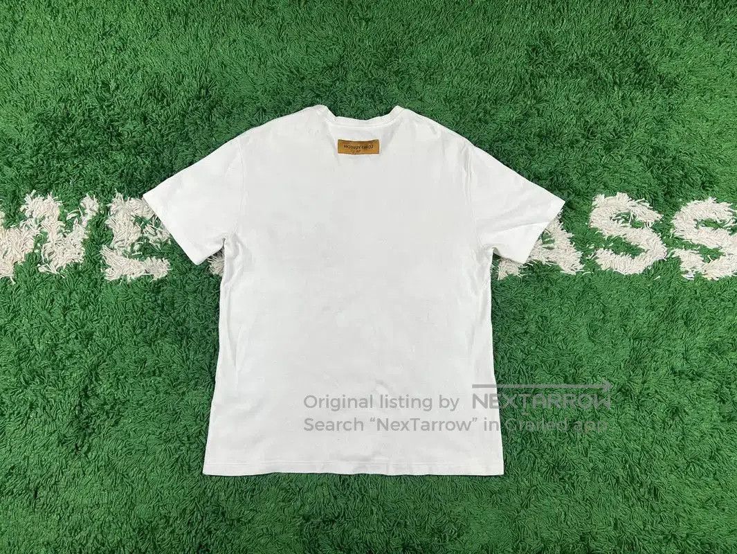 Louis Vuitton Louis Vuitton White XL Men's T-Shirt with Embroidery . Size US XL / EU 56 / 4 - 2 Thumbnail