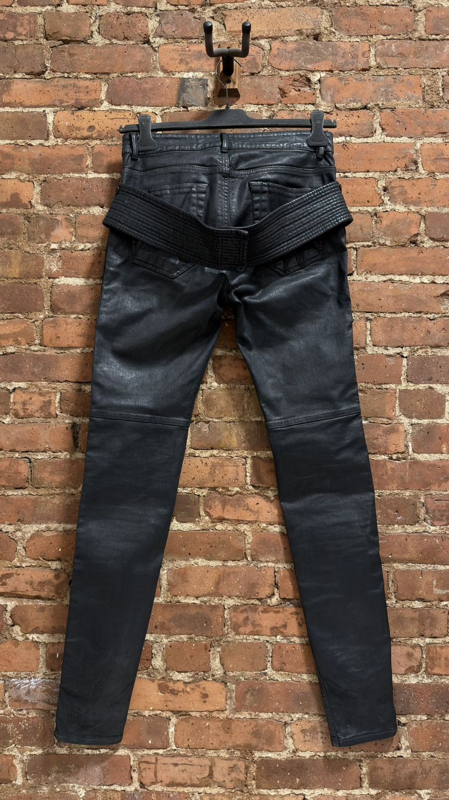 Rick Owens Rick Owens heavy waxed easy creatch jeans Size US 30 / EU 46 - 3 Thumbnail