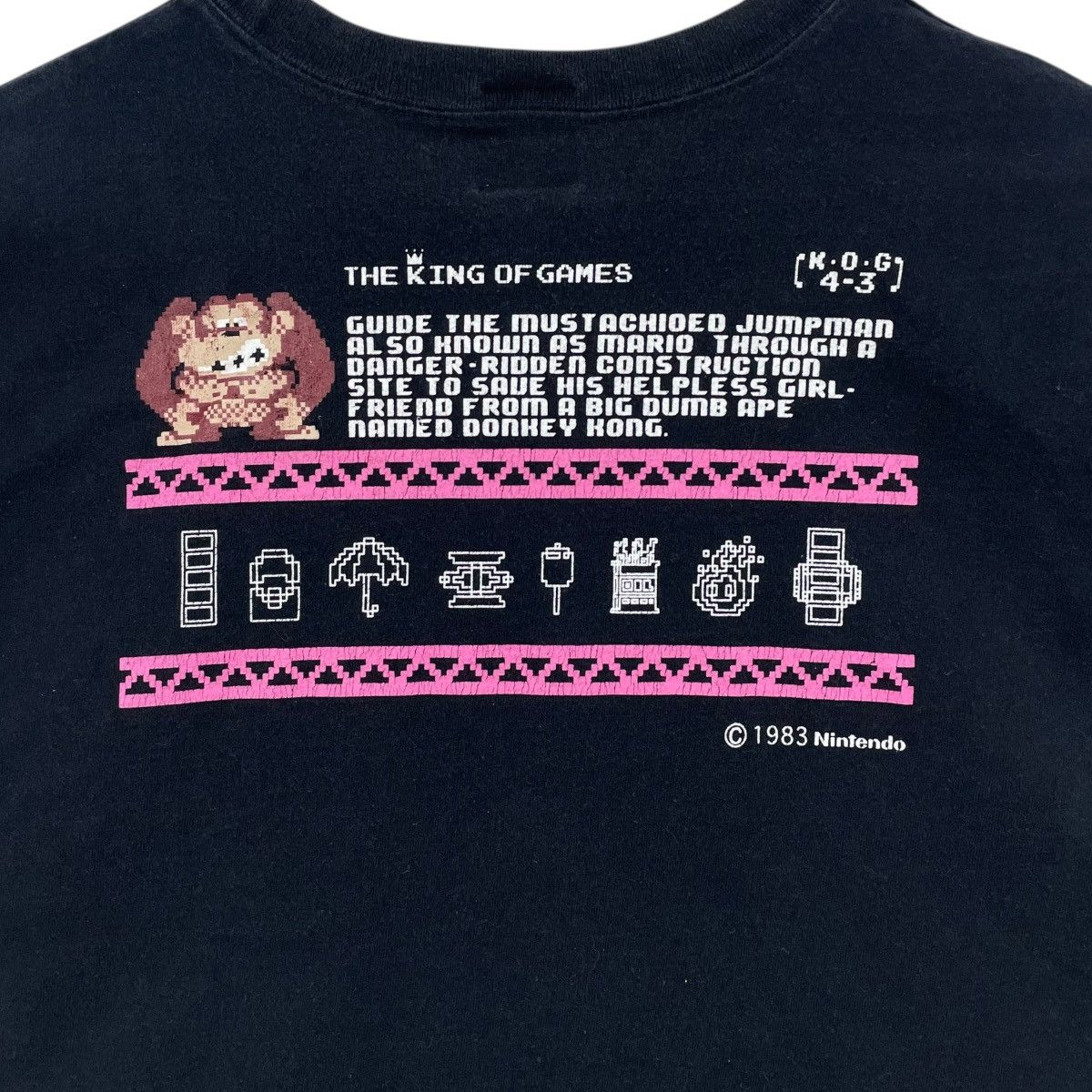 Vintage Vintage Donkey Kong Nintendo Promo Tee Shirt Size US S / EU 44-46 / 1 - 6 Thumbnail