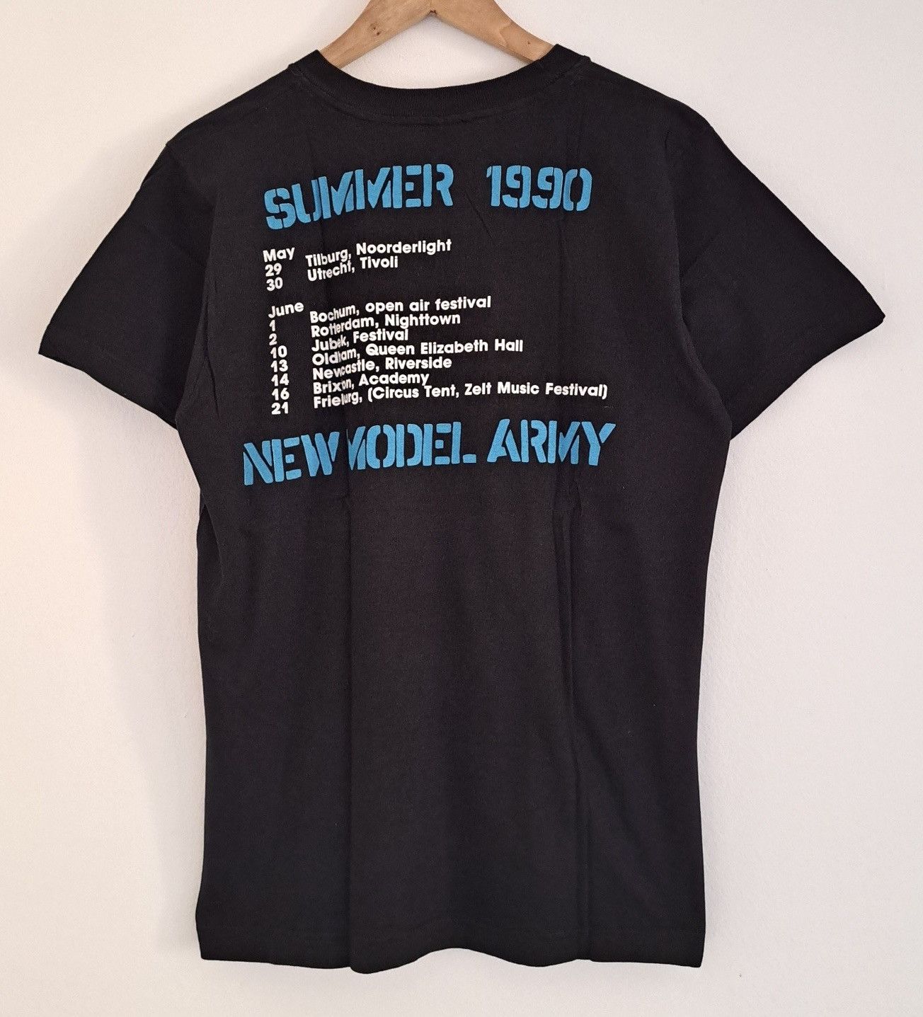 Band Tees NEW MODEL ARMY x Tour T-Shirt 1990 Size US L / EU 52-54 / 3 - 2 Thumbnail