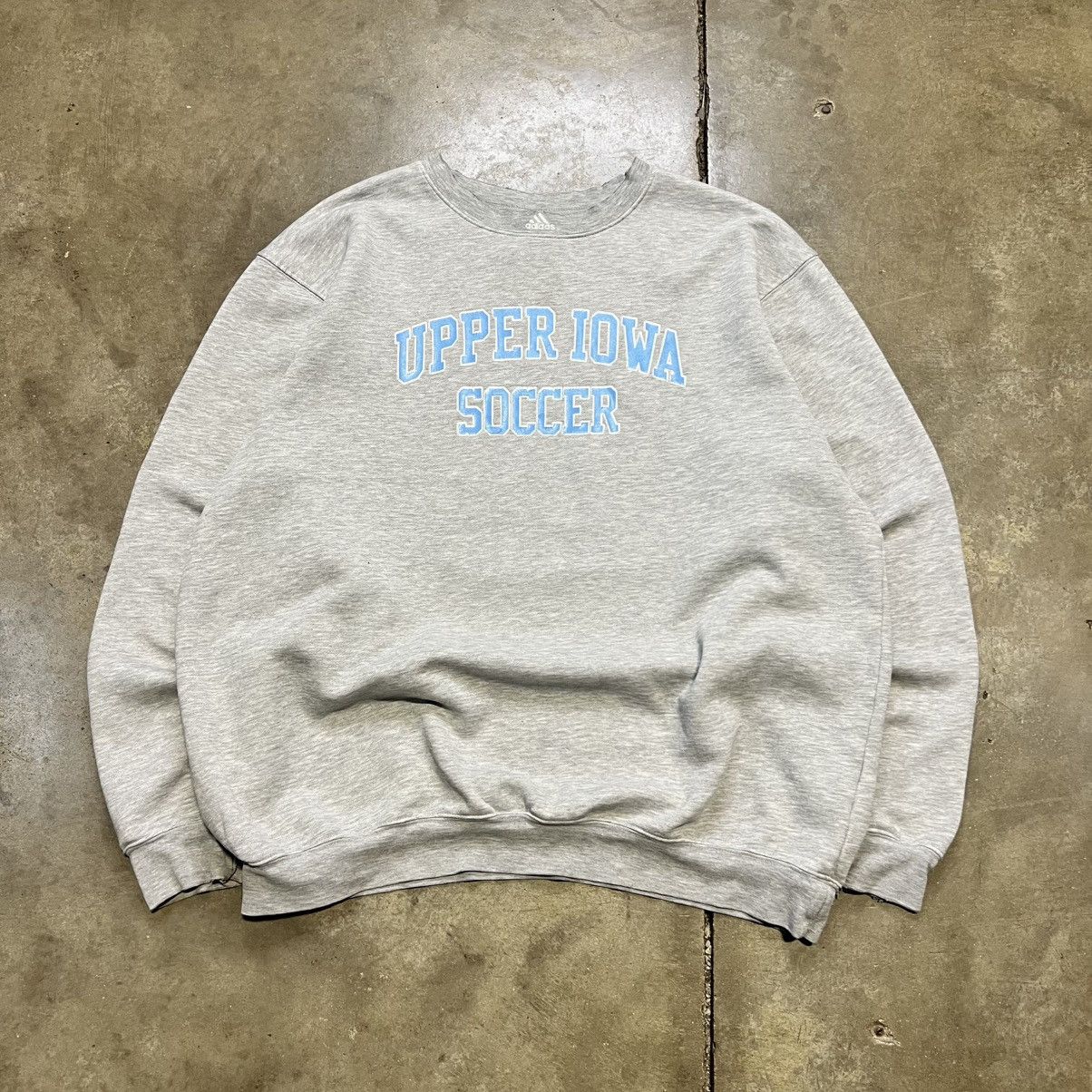 Adidas × Vintage Vintage Adidas Team Upper Iowa Soccer Crewneck Sweatshirt Size US XL / EU 56 / 4 - 1 Thumbnail