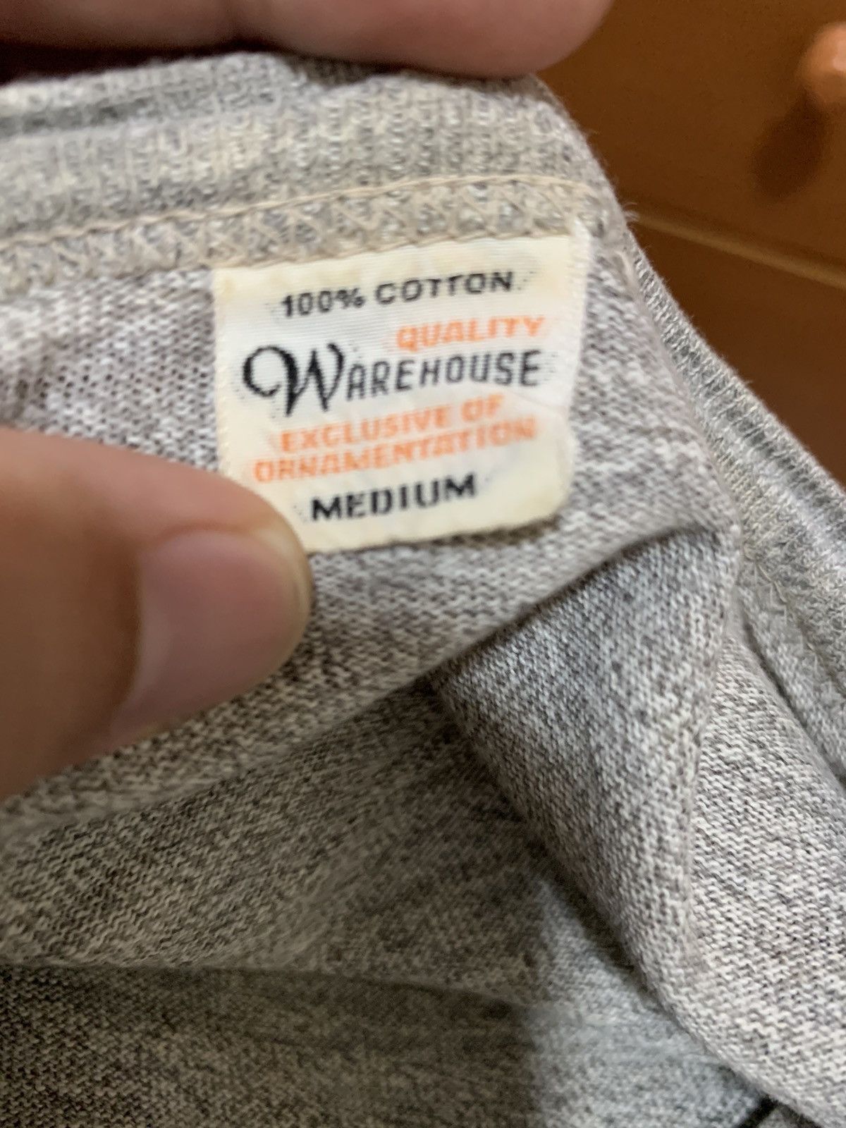 Warehouse Vintage Japanese Brand Warehouse Distressed Long Sleeve Tee Size US M / EU 48-50 / 2 - 12 Thumbnail