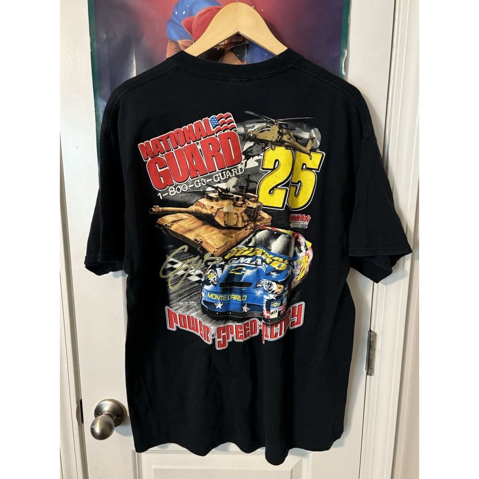 Other vintage nascar black #25 distressed national T-shirt Size Xl Size US XL / EU 56 / 4 - 1 Thumbnail
