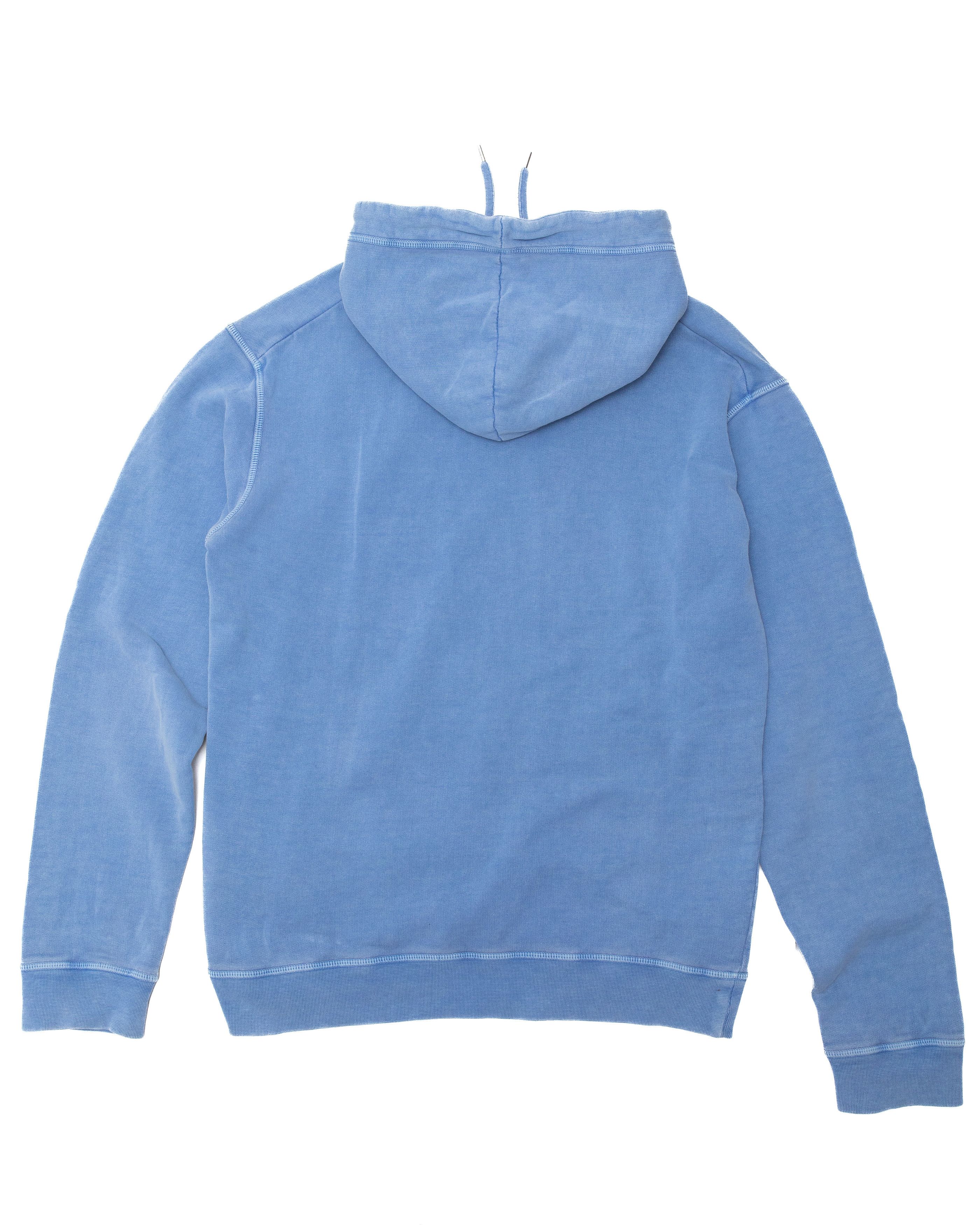 Dsquared2 *No Tariff* DSQUARED2 2017 Washed / Faded Cotton Blue Hoodie Size US L / EU 52-54 / 3 - 2 Thumbnail