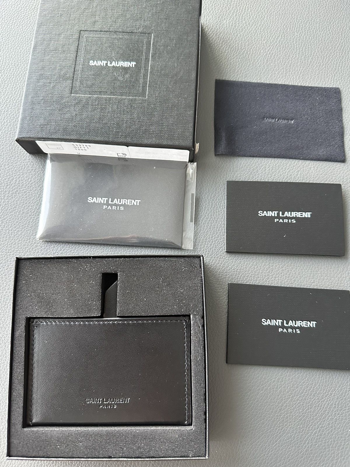 Hedi Slimane × Saint Laurent Paris × Yves Saint Laurent Brand New Saint Laurent Wallet Cardholder Size ONE SIZE - 10 Thumbnail