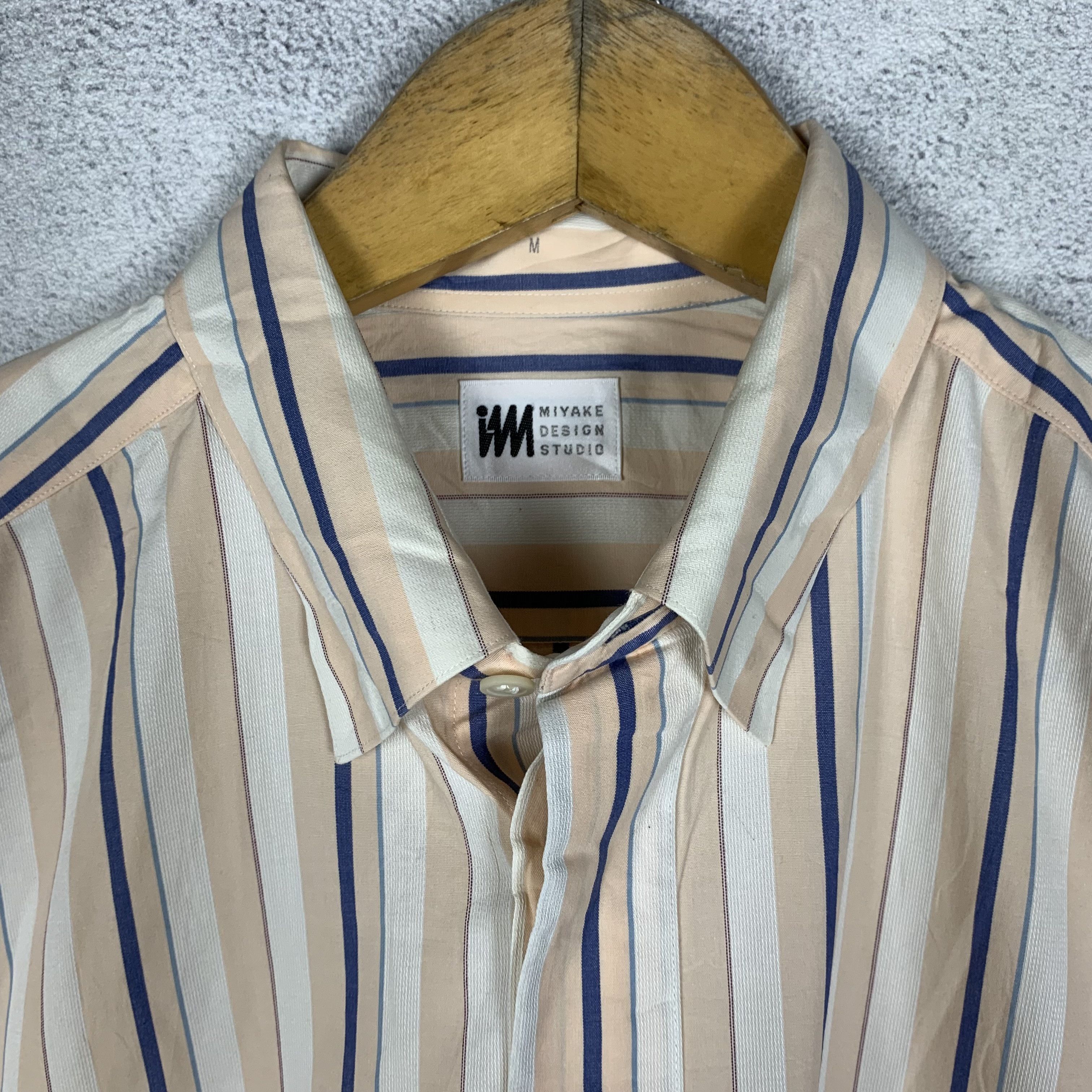Issey Miyake Vintage Issey Miyake Striped Shirt Size US M / EU 48-50 / 2 - 5 Thumbnail