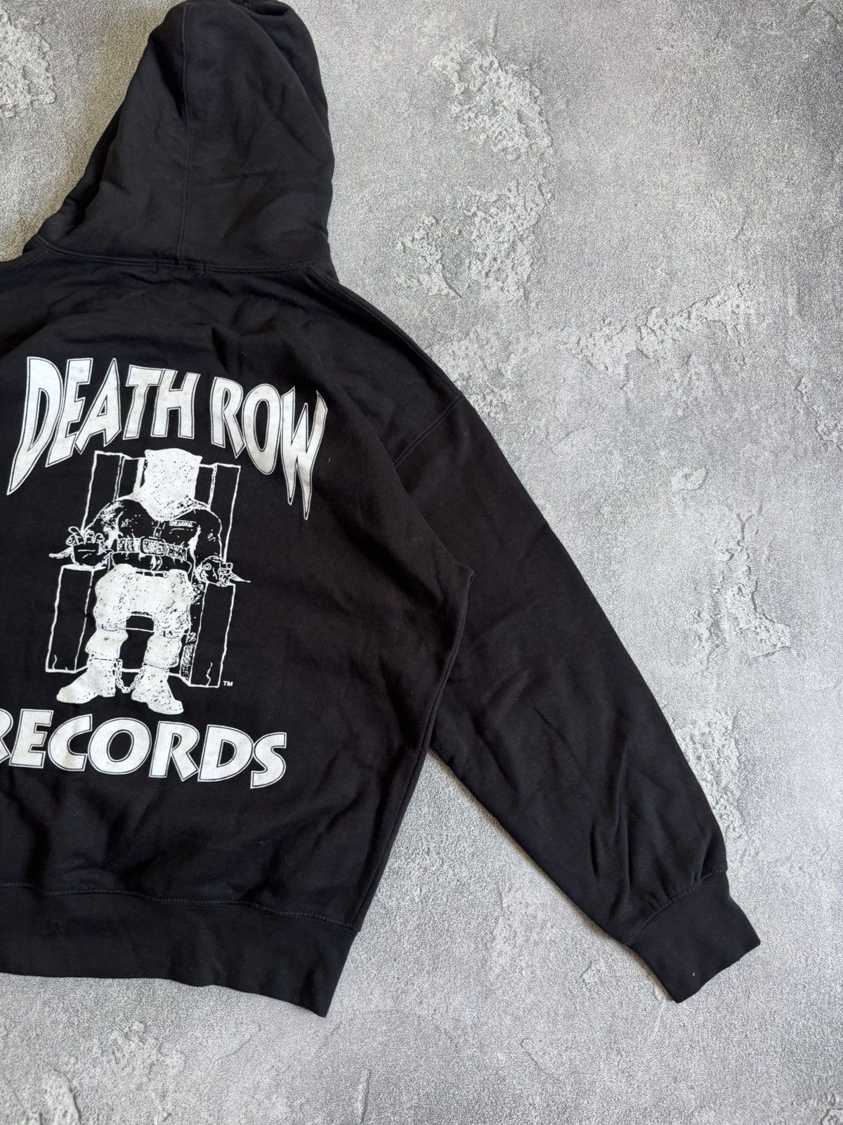 Death Row Records × Vintage Death Row Records big logo hoodie jumper sweatshirt hooded Size US M / EU 48-50 / 2 - 7 Thumbnail