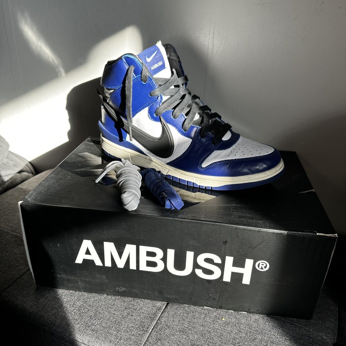 Ambush Design × Nike AMBUSH x Nike Dunk High ‘Deep Royal’ — CU7544-400 Size US 11 / EU 44 - 1 Thumbnail
