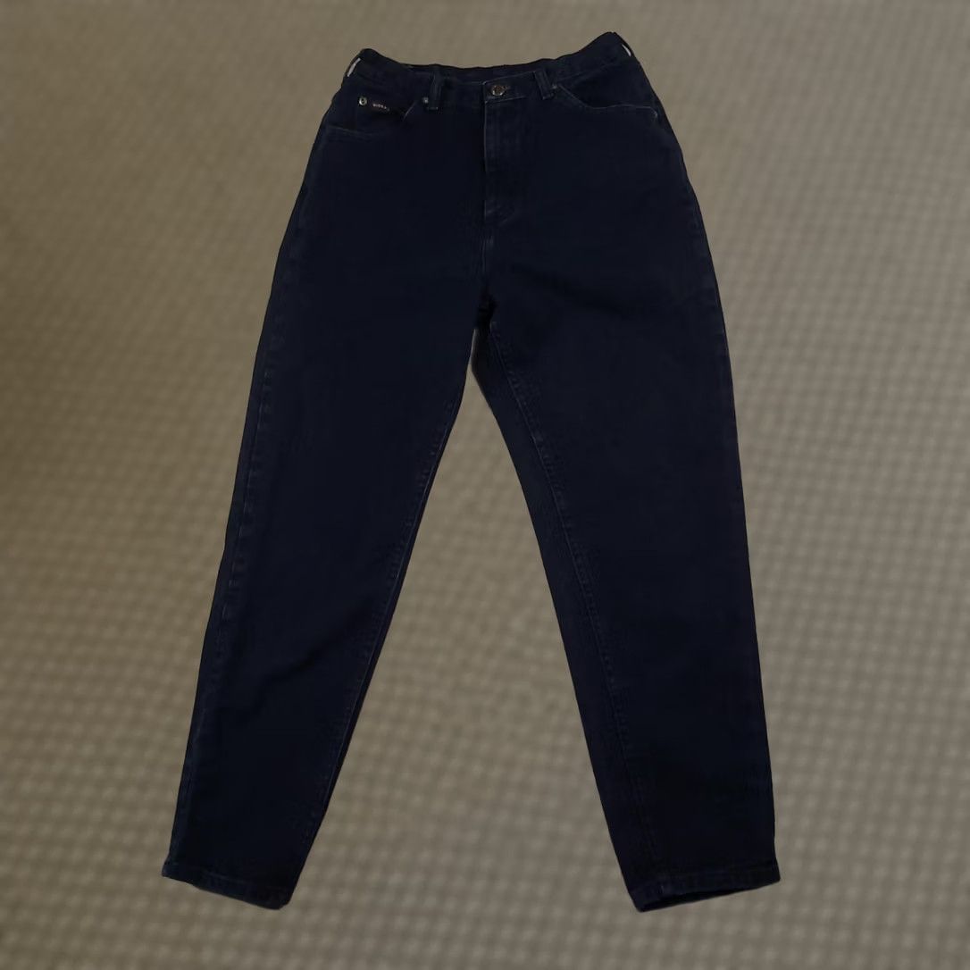 Vintage VINTAGE Lee Riders Jeans Womens 10P Dark Wash High Rise Tapered Leg Mom Denim Womens Jeans Size 32" / US 10 / IT 46 - 1 Thumbnail