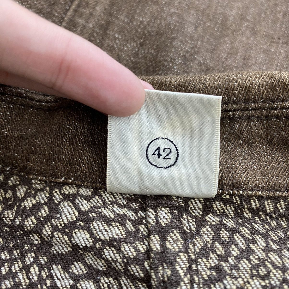 Other K Of KRIZIA Italian Designer Brown Denim Jeans Jacket Size S / US 4 / IT 40 - 6 Thumbnail
