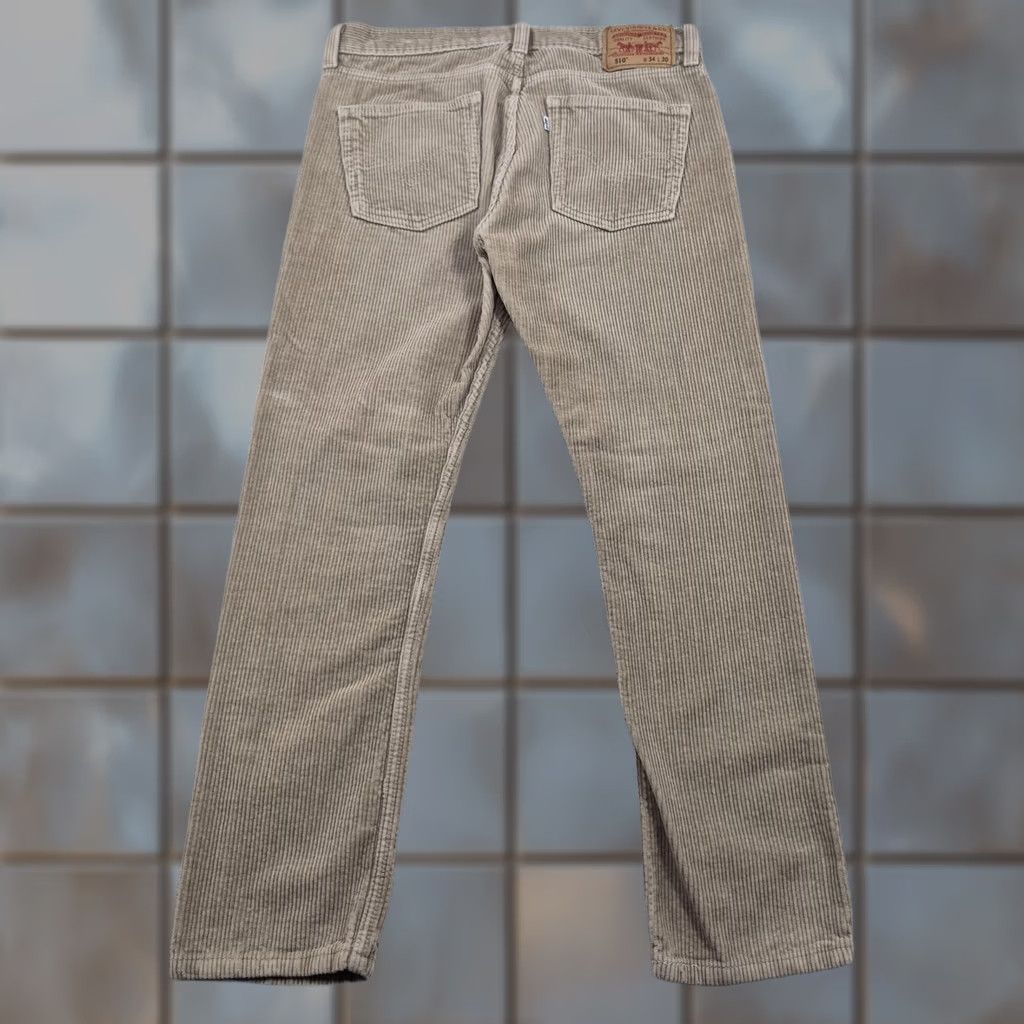 Levi's Levi's 510 Super Skinny Jeans Mens 34x30 Corduroy Beige 5 Pocket Zip Fly Denim Pants Regular Size Size US 34 / EU 50 - 1 Thumbnail