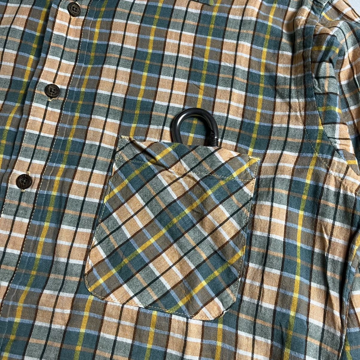 45rpm 👔NEW👔NMD By 45 Rpm Plaid Shirt Made in India Size US L / EU 52-54 / 3 - 5 Thumbnail