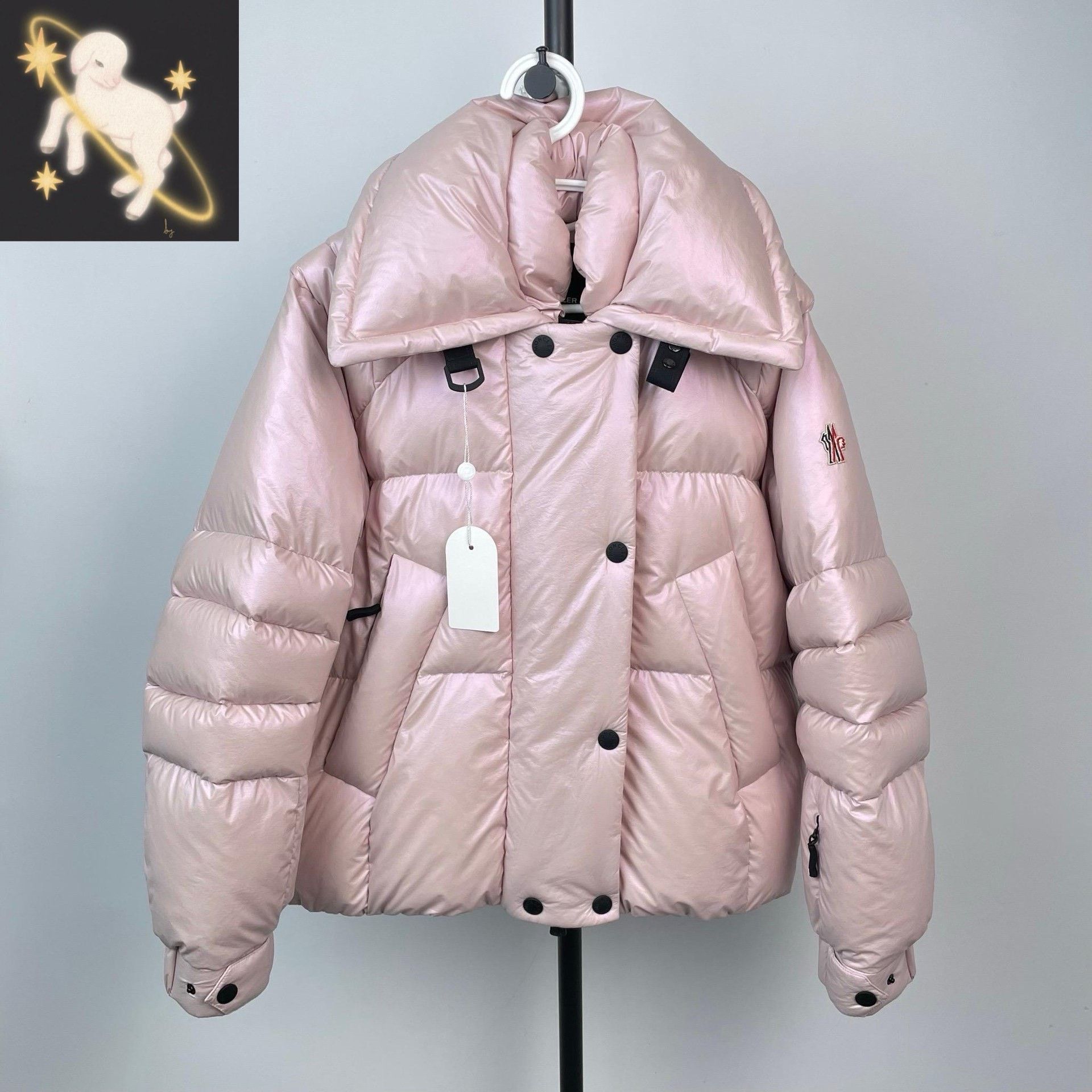 Moncler Moncler Pink Down Jacket 25 Women Size XS / US 0-2 / IT 36-38 - 1 Thumbnail