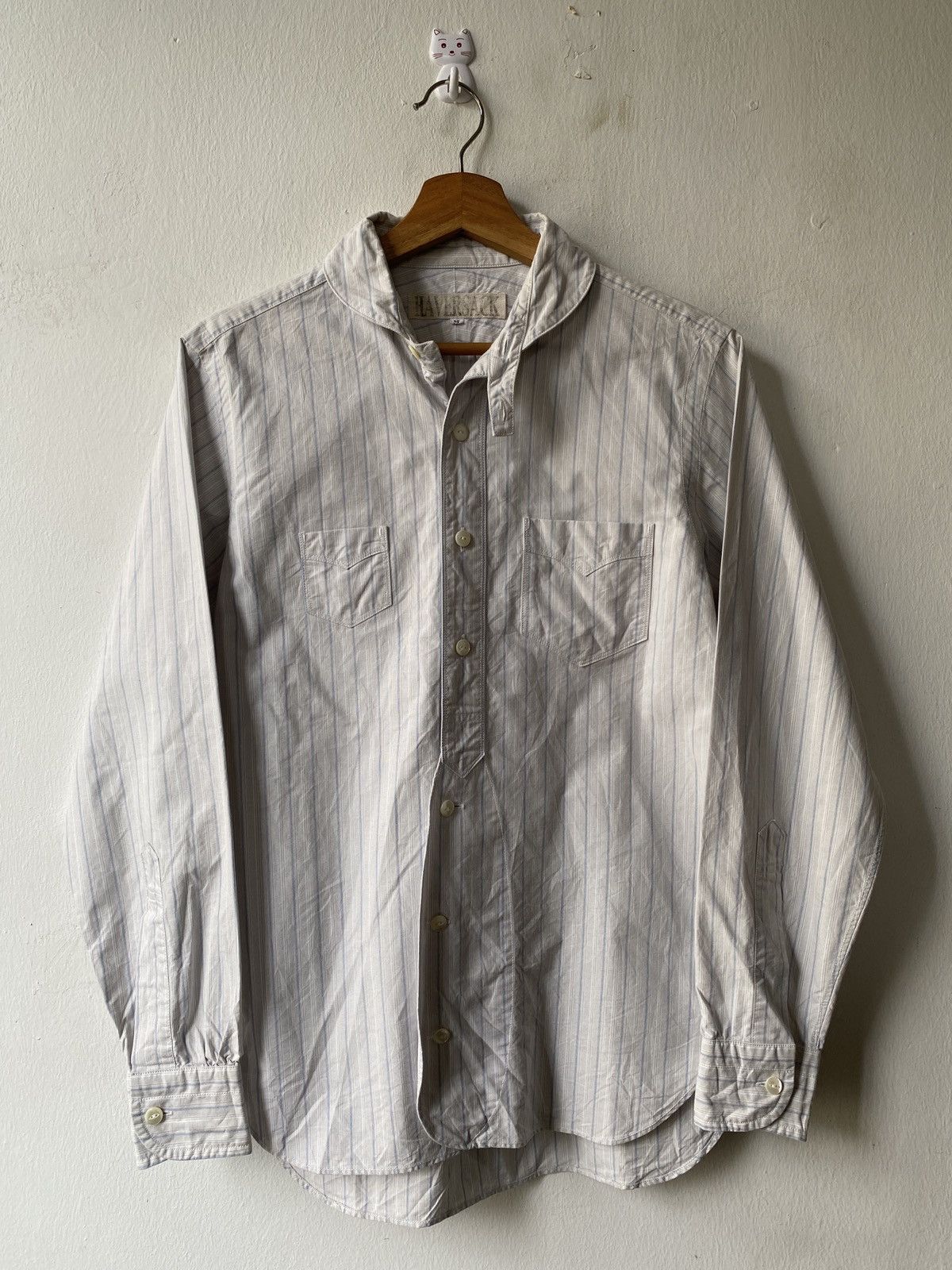 Haversack × Japanese Brand Haversack Japan Heavy Duty Cotton Button Up Shirt Size US M / EU 48-50 / 2 - 3 Thumbnail