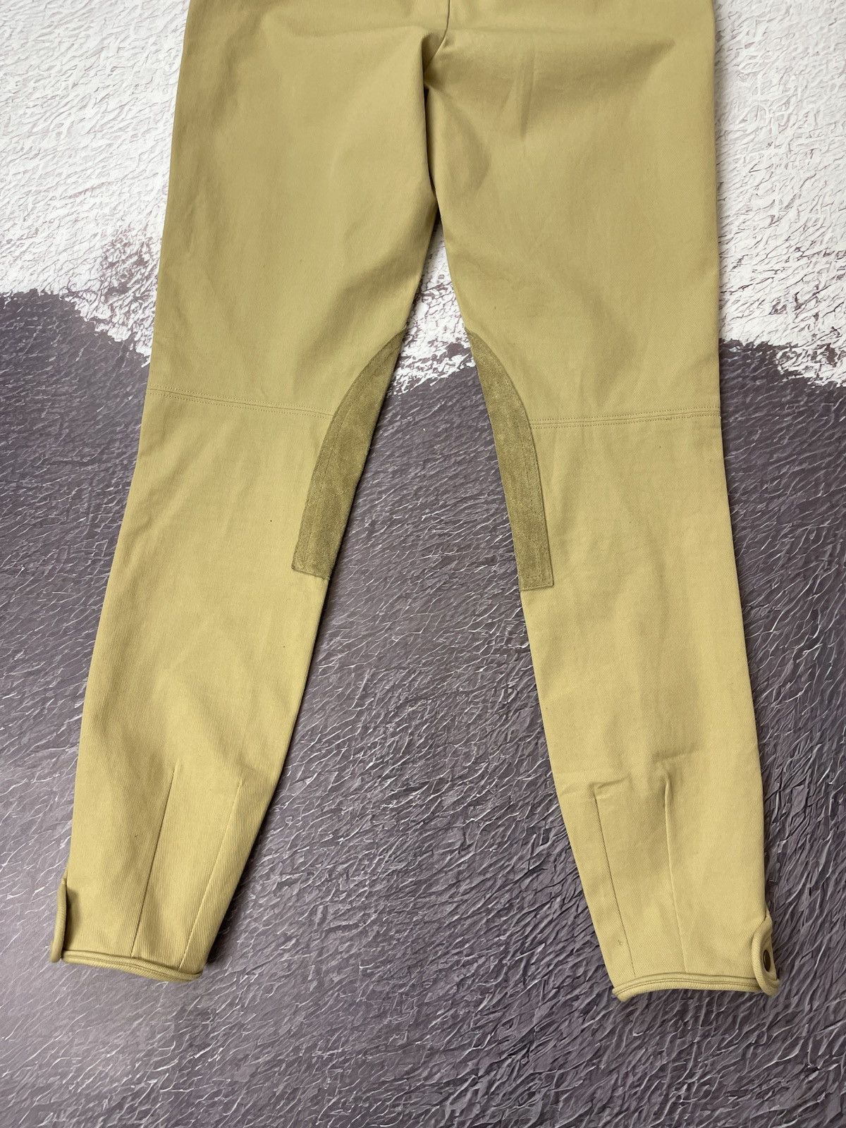 Polo Ralph Lauren Polo Ralph Lauren beige suede trim pants chinos Size 27" / US 4 / IT 40 - 11 Thumbnail