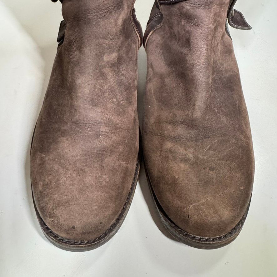 Cole Haan Cole Haan Brown Nubuck Leather Riding Boots Womens Sz 7.5 B Size US 7.5 / IT 37.5 - 6 Thumbnail
