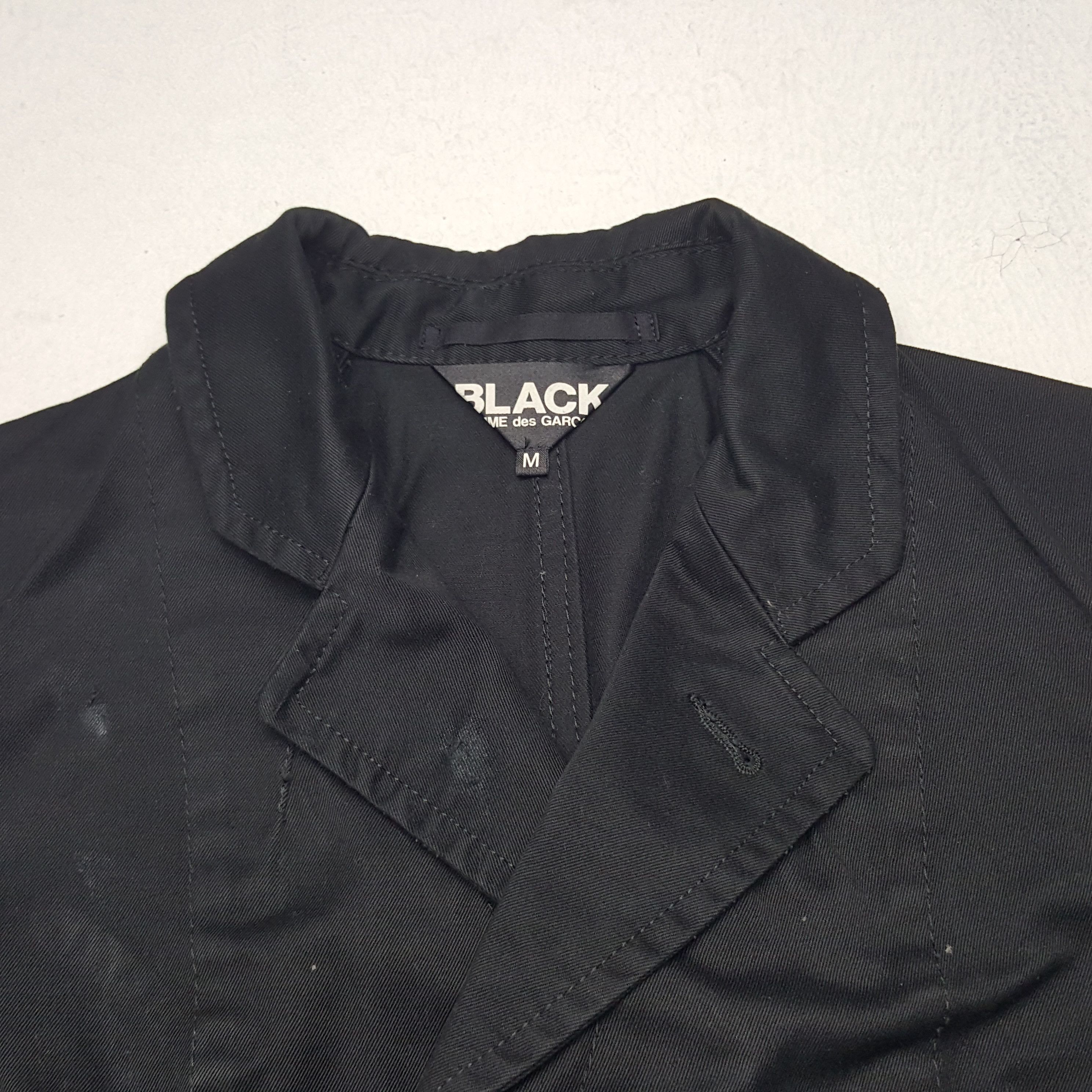 Comme des Garcons Homme × Vintage Vintage Comme des Garcons BLACK Japan Designer Jacket Size US XS / EU 42 / 0 - 4 Thumbnail