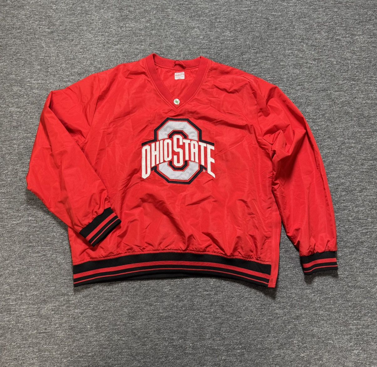 NCAA Vintage Ohio State Buckeyes Pullover Men's 2XL Windbreaker Size US XXL / EU 58 / 5 - 2 Thumbnail