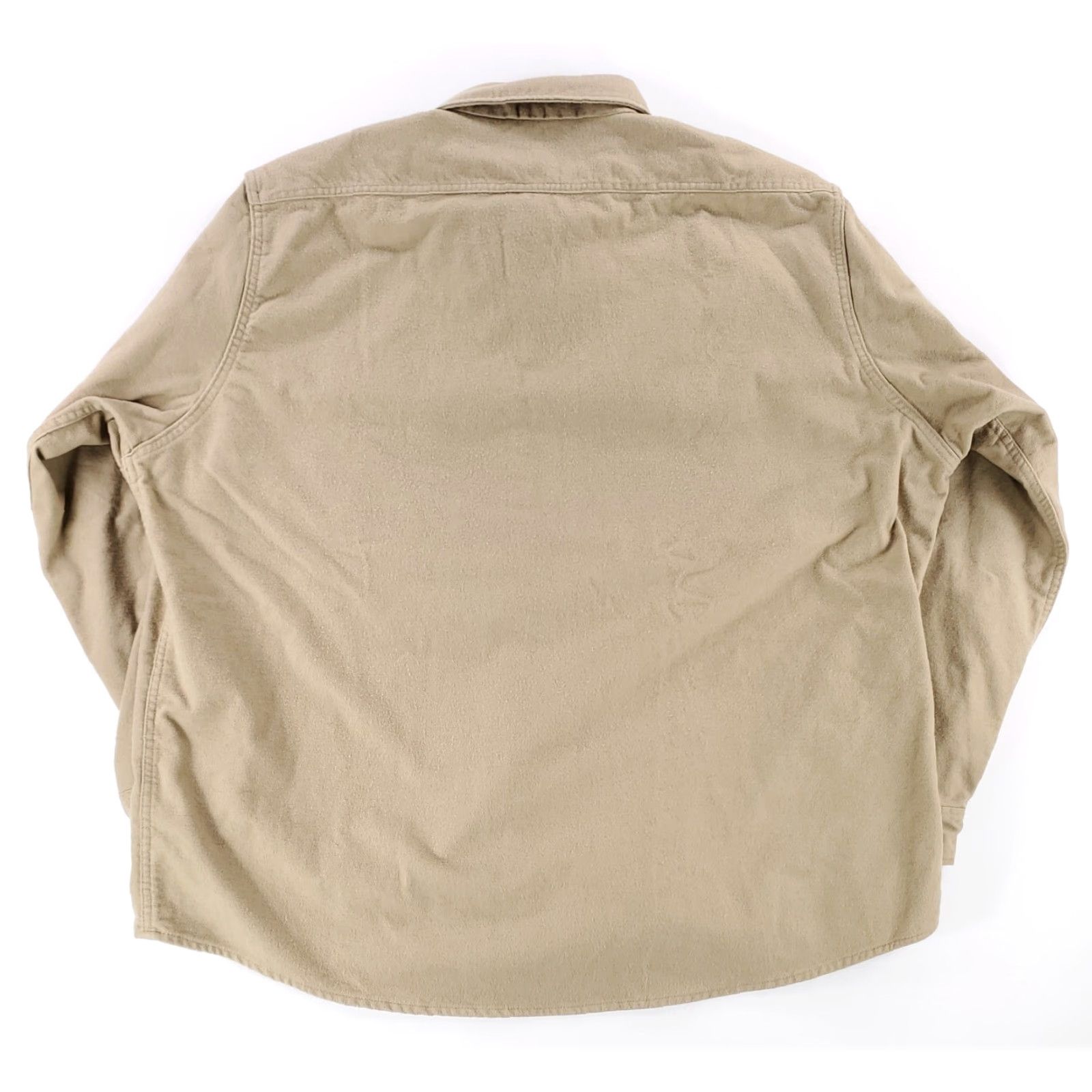 Vintage VINTAGE Gander Mountain Shirt Button-Down Beige 4XL Mens Made USA Chamois Long Sleeve Size US XXL / EU 58 / 5 - 6 Thumbnail
