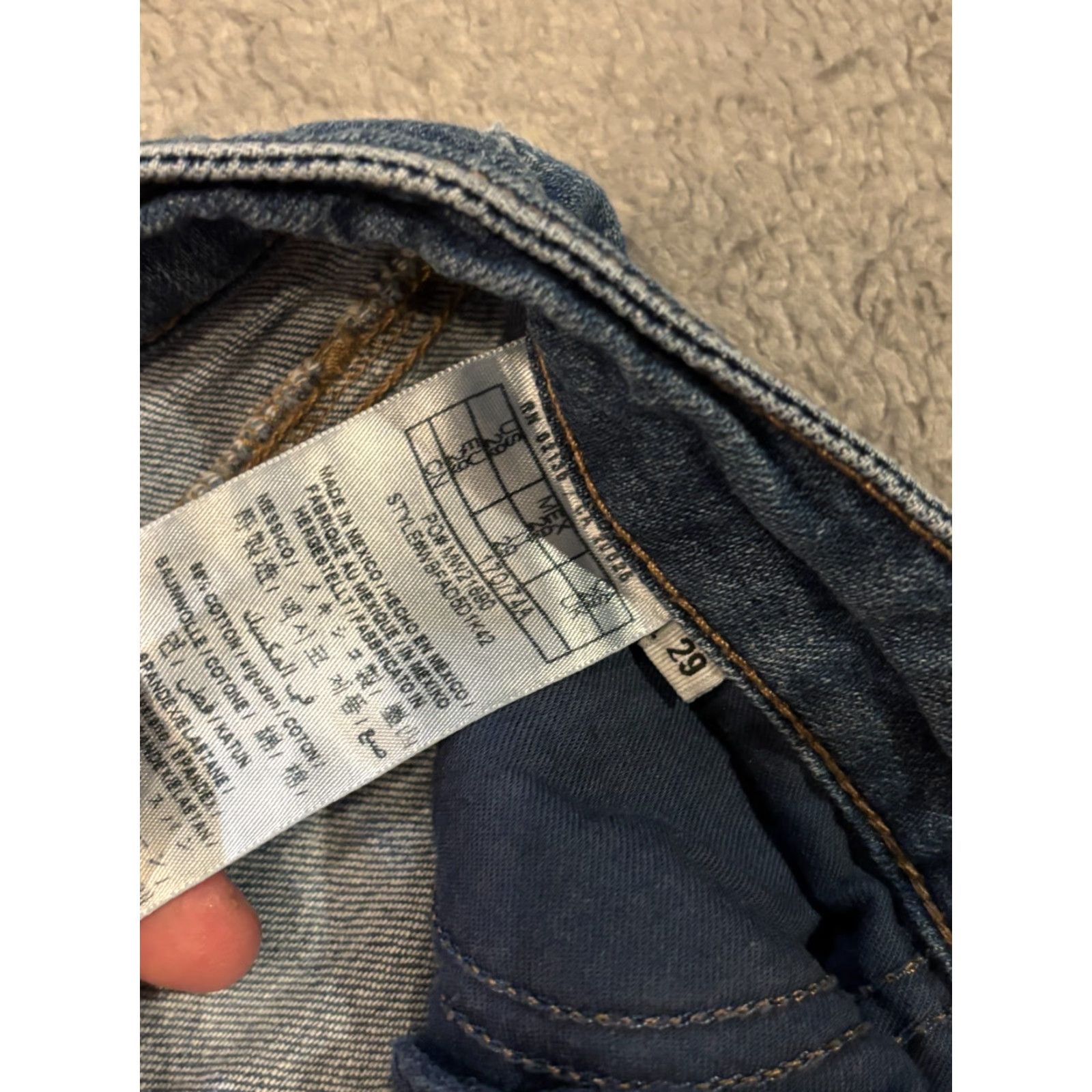 Guess VINTAGE Guess Jeans Womens 29 Model Jean Blue Denim Bootcut Button Fly Rodeo Western Shirt Pants Jeans? Size 29" - 4 Thumbnail