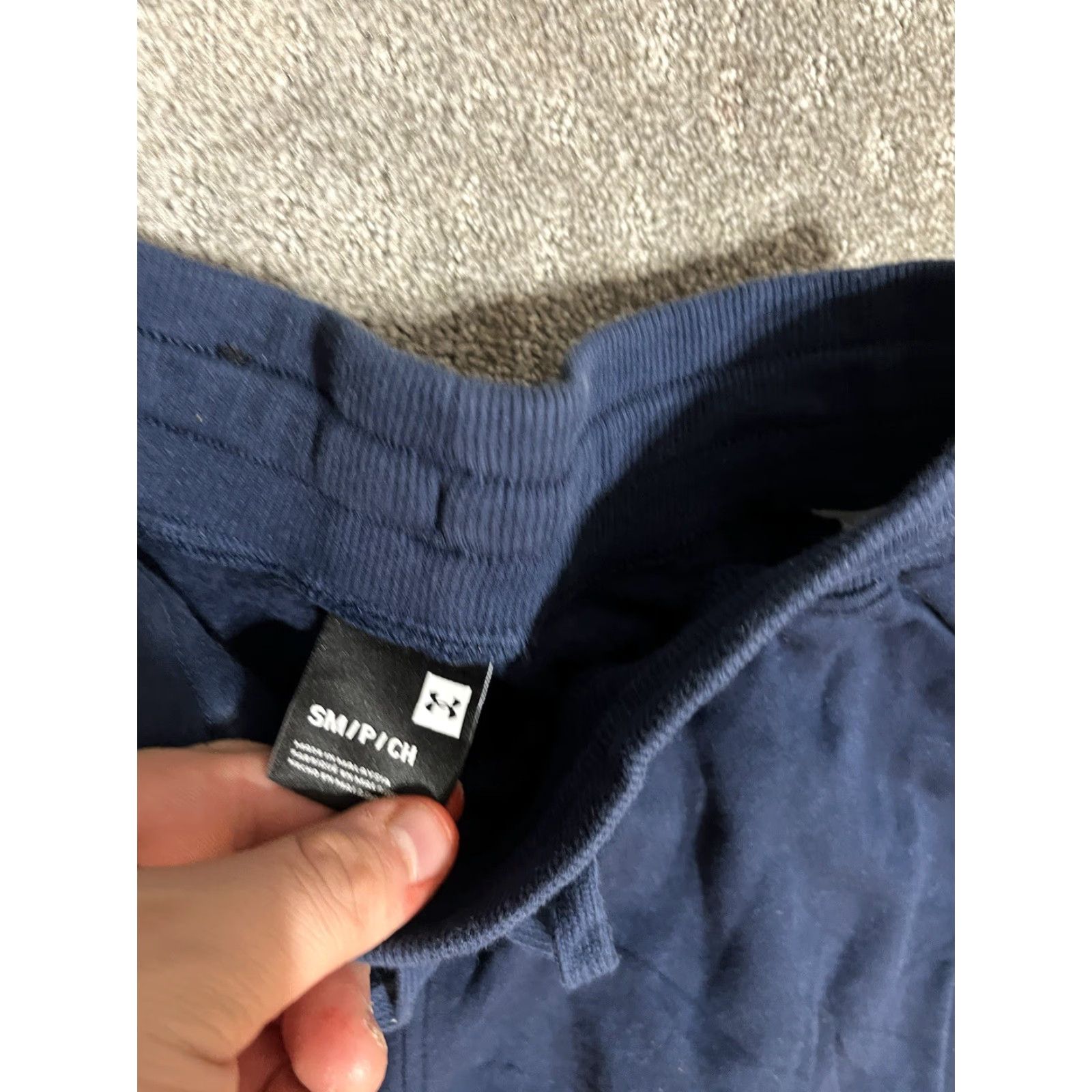 Under Armour UNDER ARMOUR SWEATPANTS MEN'S Solid Loose Blue Size Small Solid Distressed Size US 29 - 5 Thumbnail
