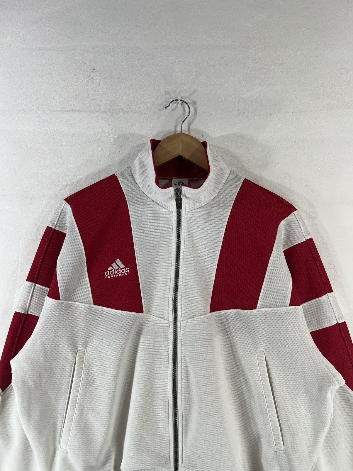 Adidas × Japanese Brand × Vintage Vintage 90's Adidas equipment full zipper K.Kanno Size US L / EU 52-54 / 3 - 3 Thumbnail