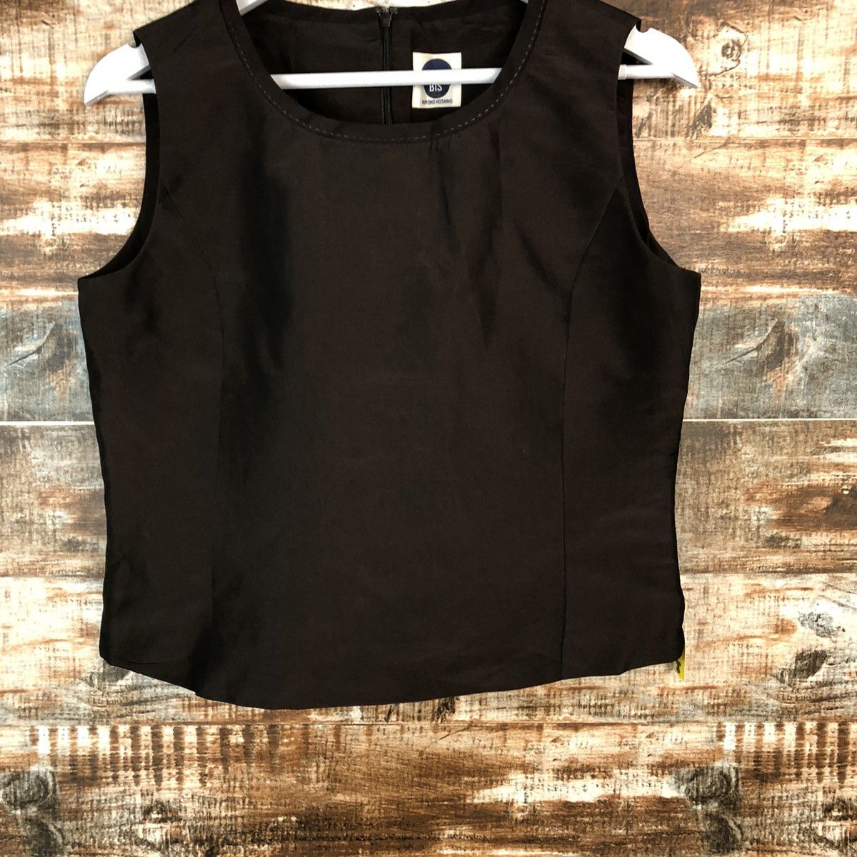 Hiroko Koshino Homme Hiroko Bros hiroko koshino Dark Brown Vest #A1614 Size M / US 6-8 / IT 42-44 - 6 Thumbnail