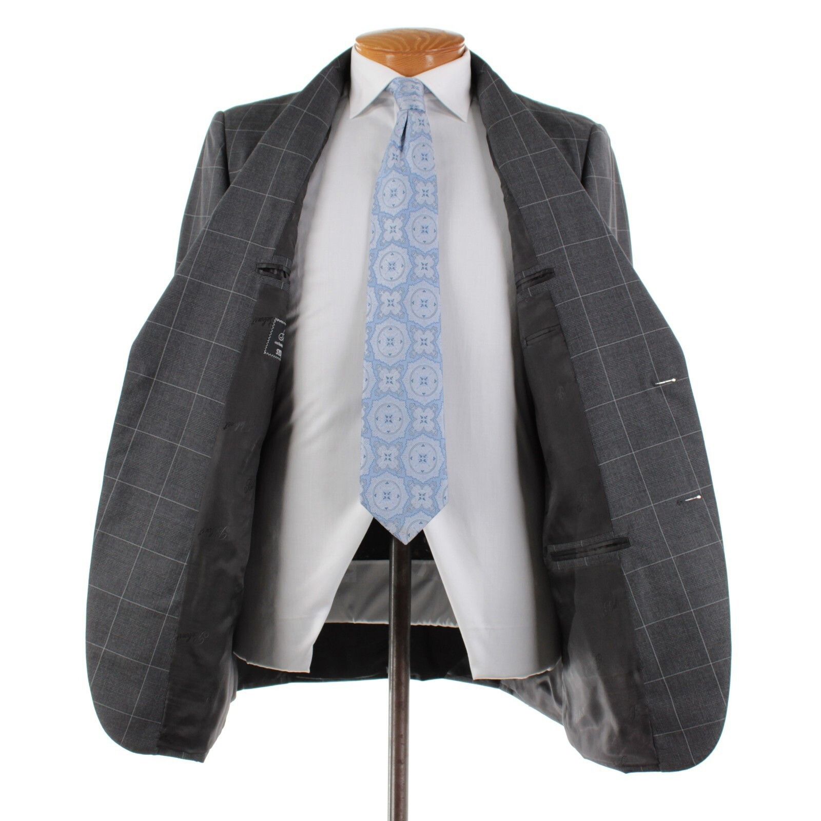 Belvest Belvest Suit Size US 44 Long in Gray Size 44R - 8 Thumbnail