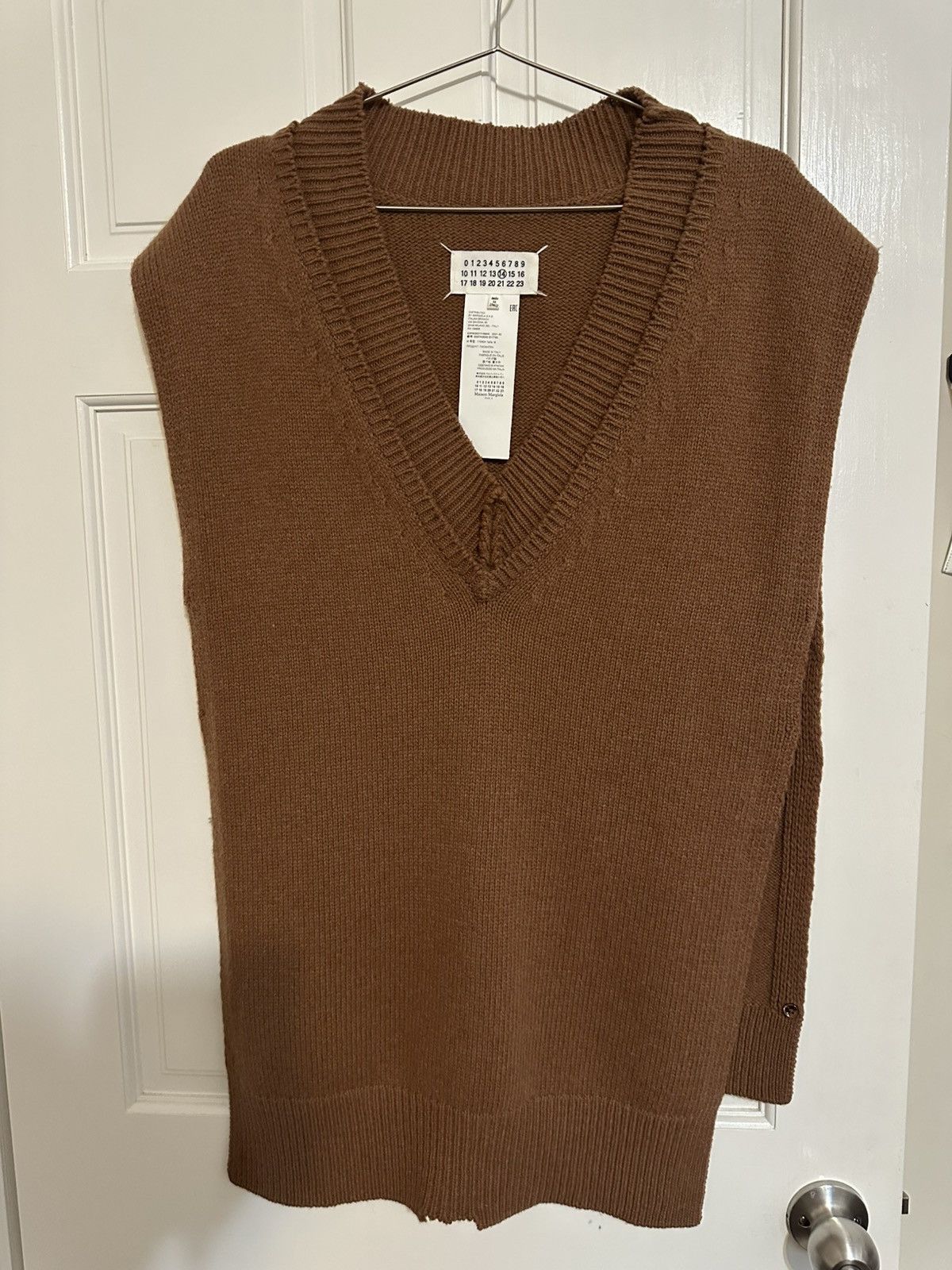 Maison Margiela Maison Margiela Brown Vest Size US M / EU 48-50 / 2 - 1 Thumbnail