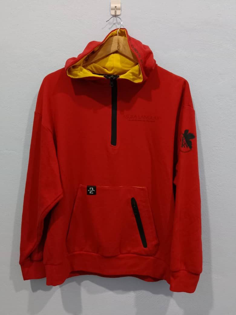 Anime EVANGELION ANIME HALFZIPPER RED HOODIE MEDIUM SAIZ Size US M / EU 48-50 / 2 - 1 Thumbnail