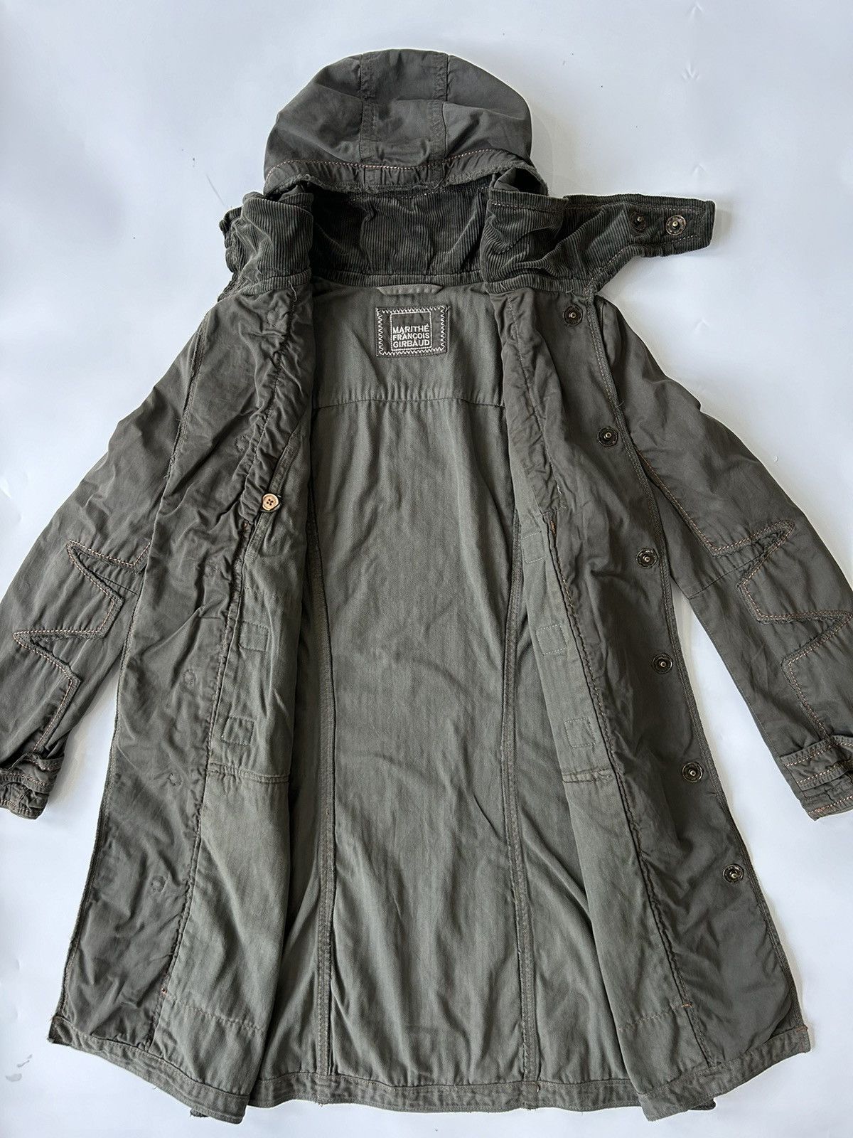Marithe + Francois Girbaud MARITHE FRANCOIS GIRBAUD MULTIPOCKET LGB STYLE HOODIE PARKA Size US M / EU 48-50 / 2 - 6 Thumbnail