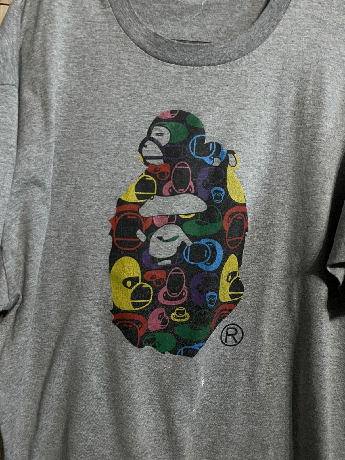 Bape A bathing ape big logo Japan usa street vintage design rare Size US L / EU 52-54 / 3 - 3 Thumbnail