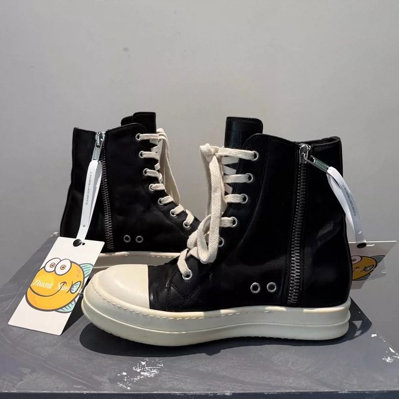 Rick Owens rick owens Large Converse board shoes made of cowhide shoes Size US 6 / IT 36 - 4 Thumbnail